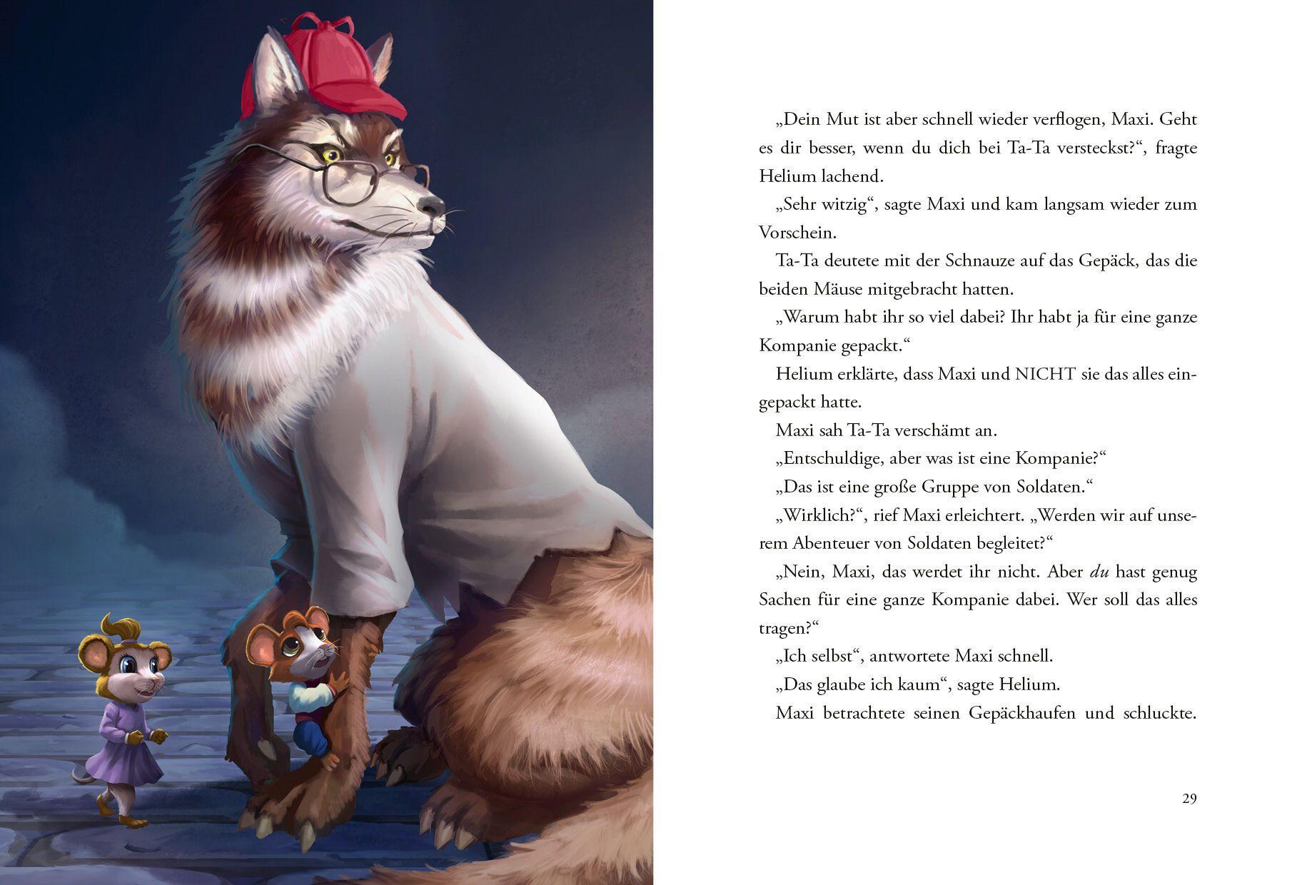 Beispielinhalt (Bild) Maxi & Helium - Die Suche nach dem goldenen Schatz