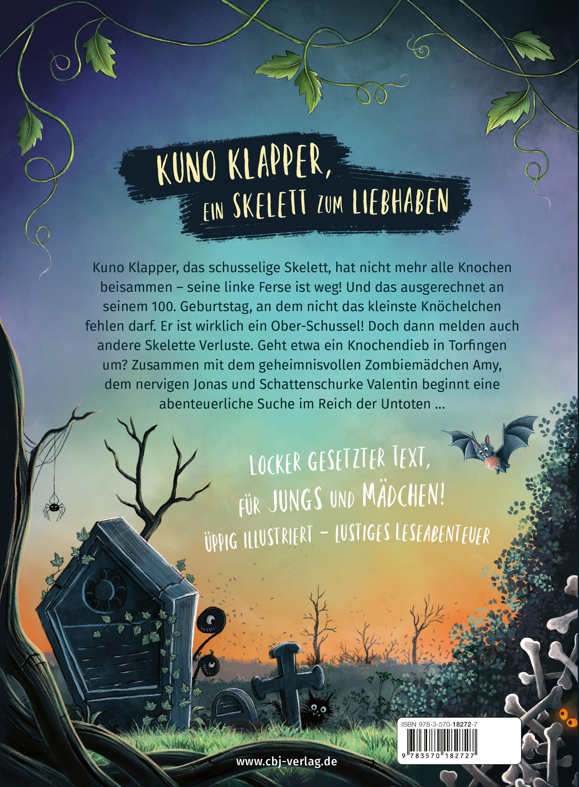 Beispielinhalt (Bild) KUNO KLAPPER hat nicht alle Knochen beisammen