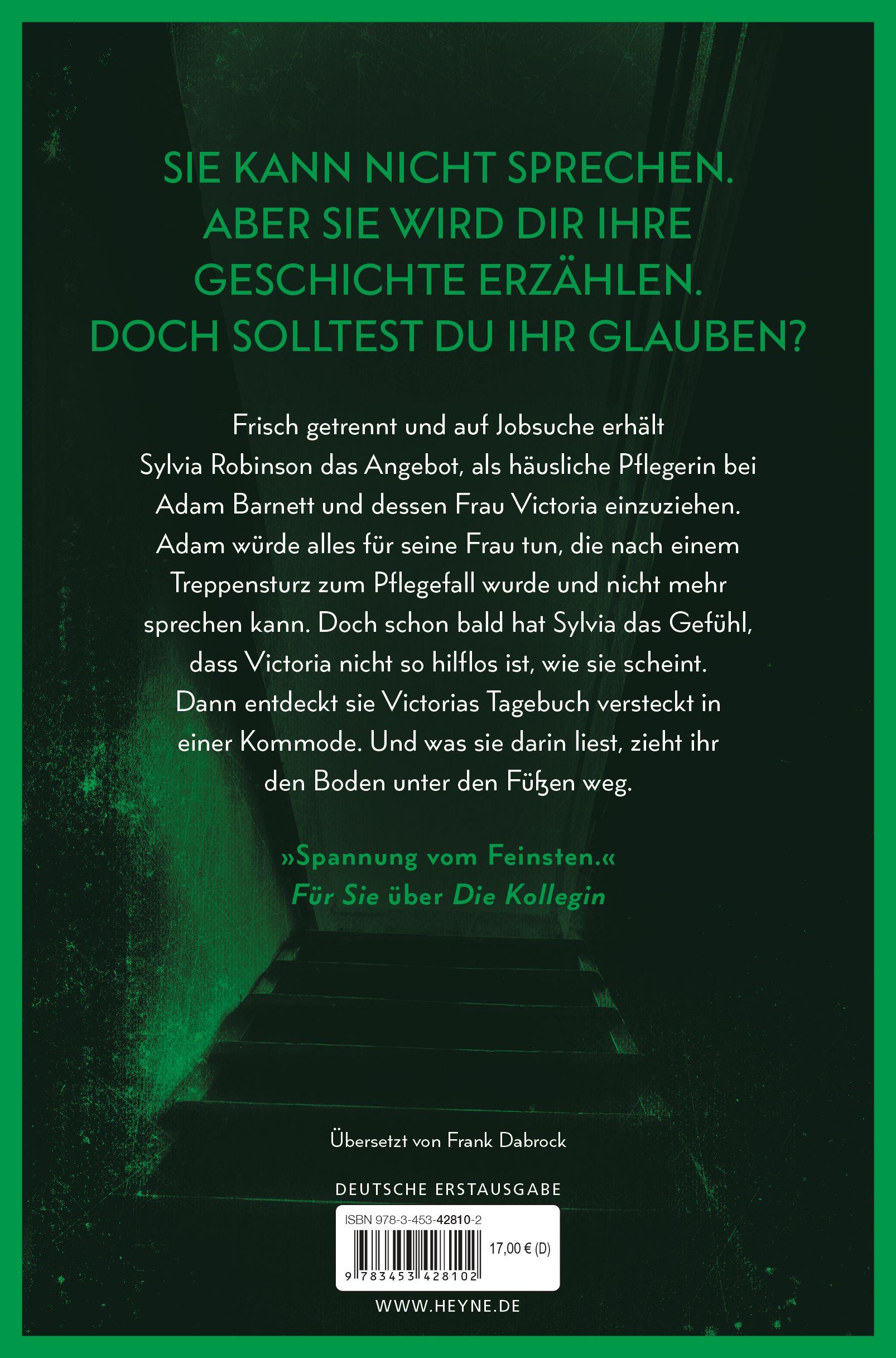 Beispielinhalt (Bild) Die Ehefrau - Was hat sie zu verbergen?