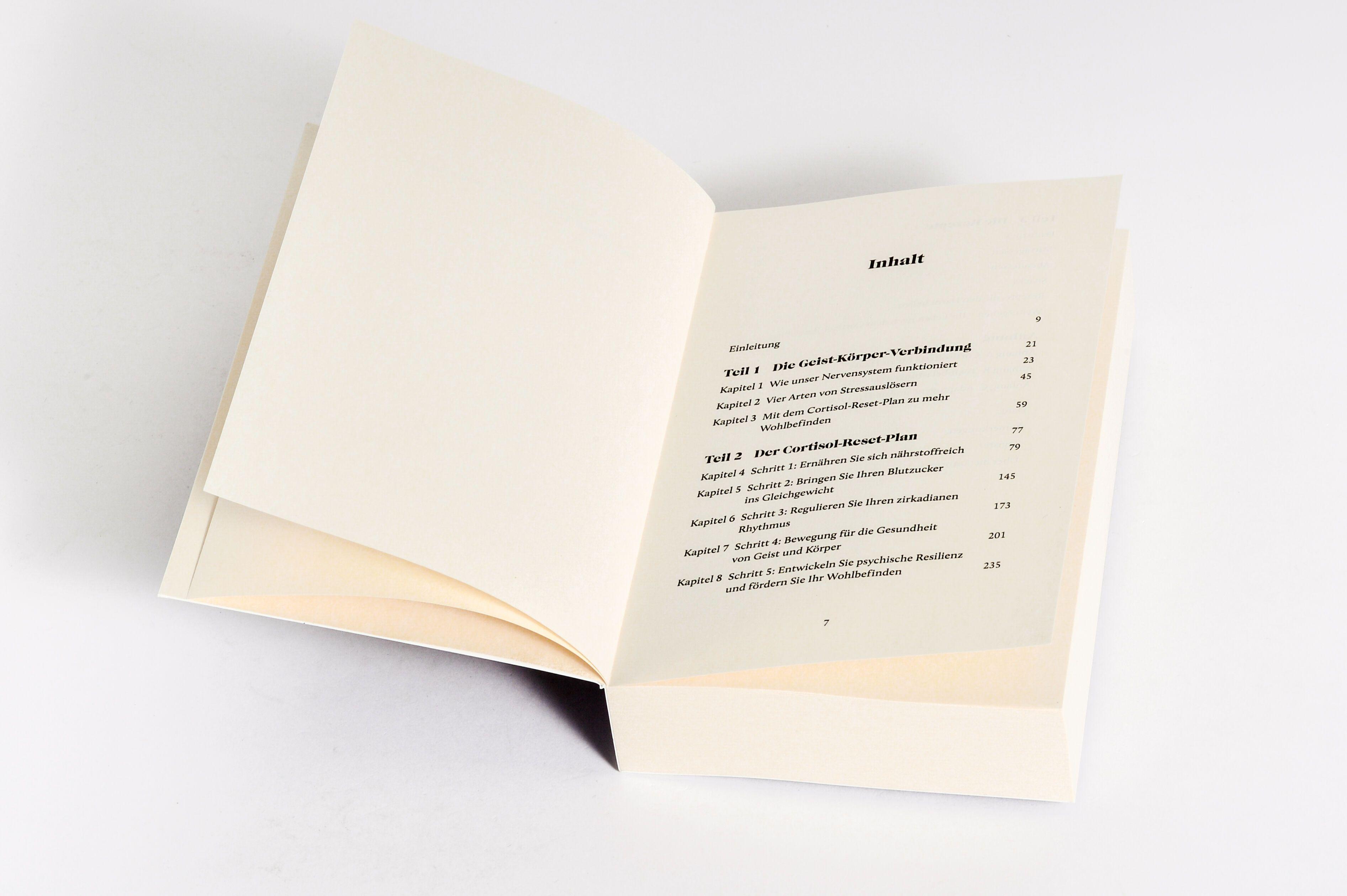 Beispielinhalt (Bild) Der Cortisol-Effekt