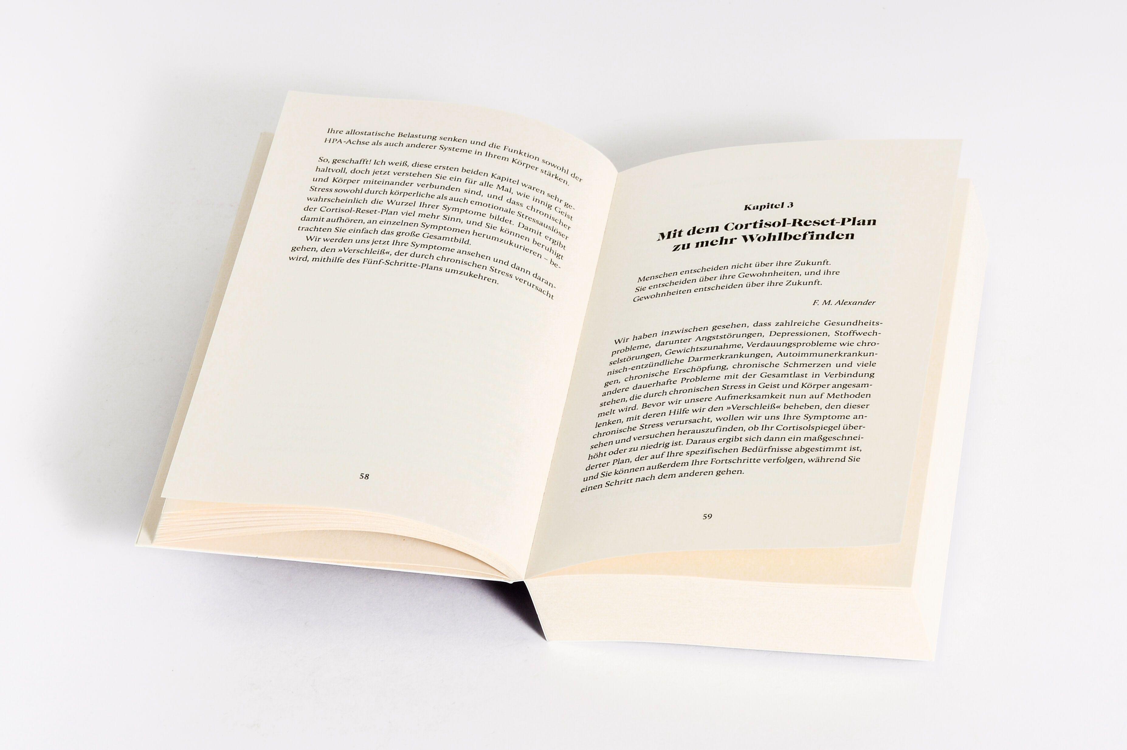 Beispielinhalt (Bild) Der Cortisol-Effekt