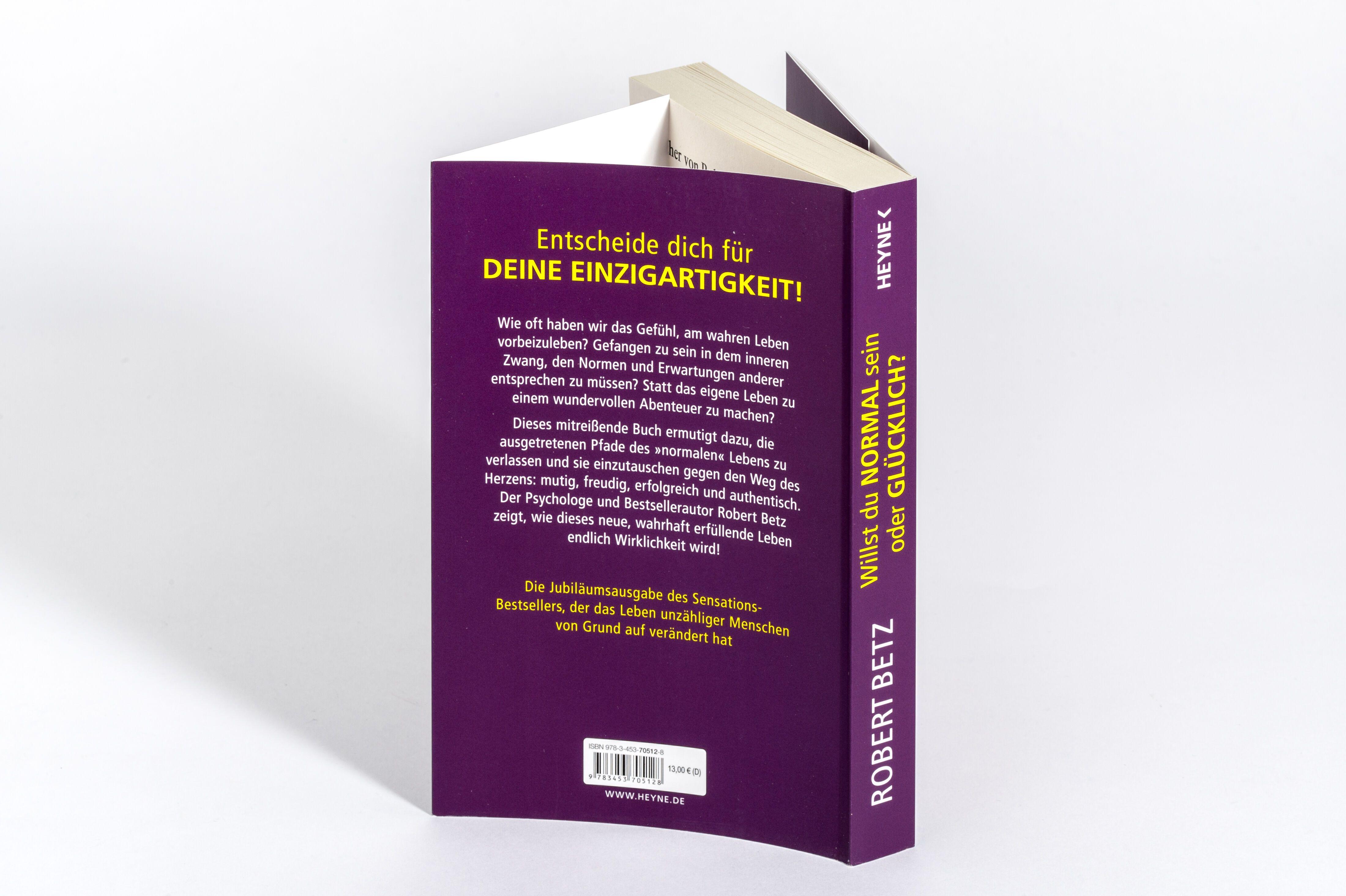 Beispielinhalt (Bild) Willst du normal sein oder glücklich?