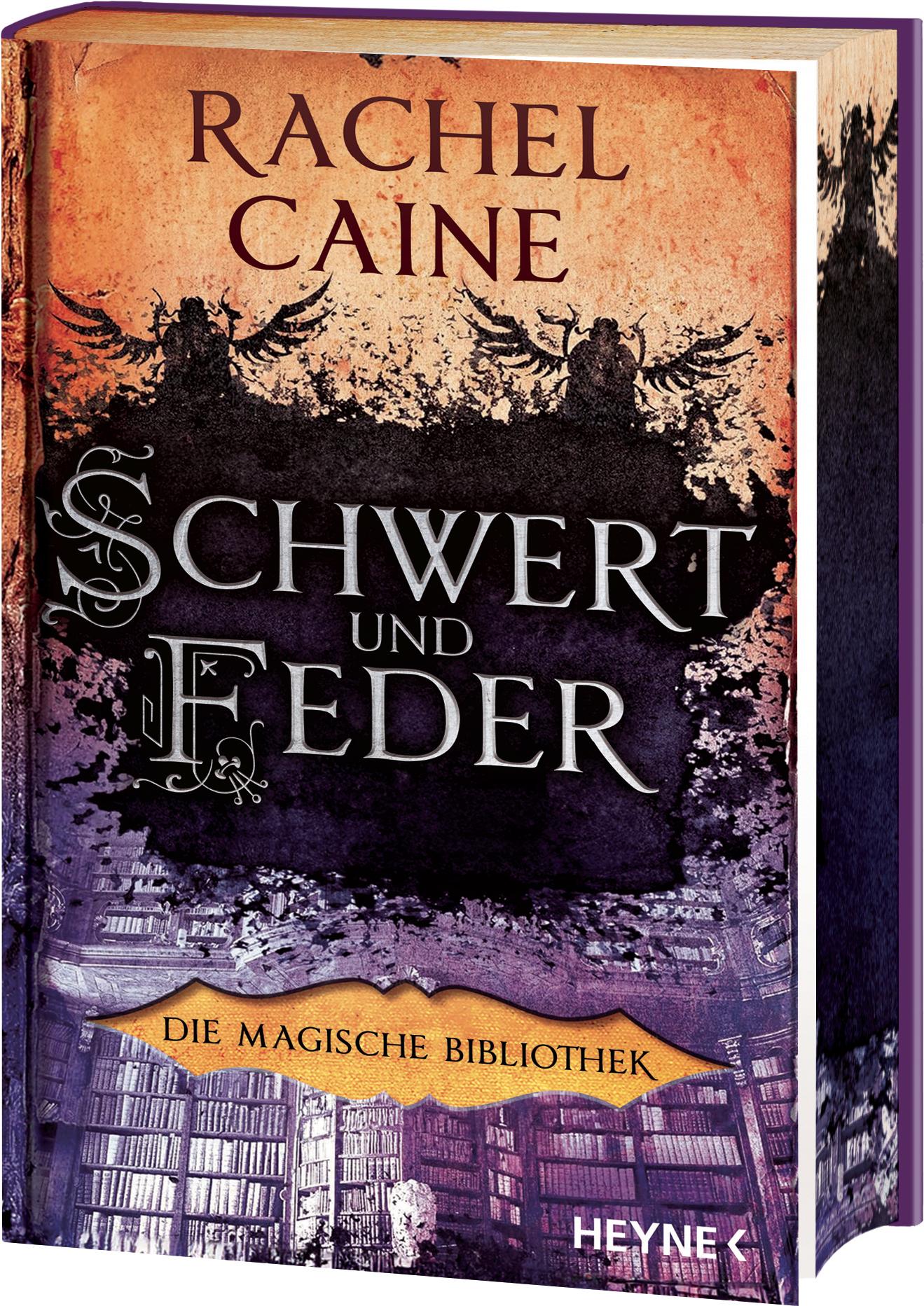 Vorderes Coverbild Schwert und Feder - Die Magische Bibliothek
