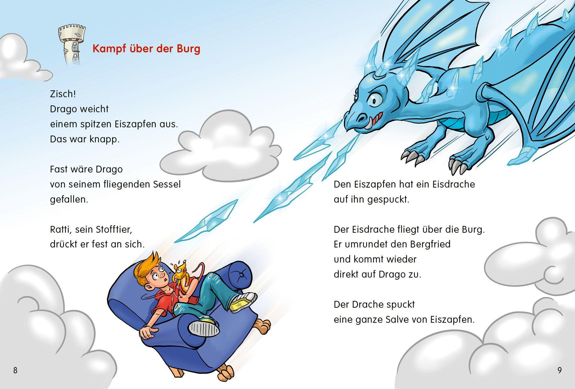 Beispielinhalt (Bild) Drago Kadabra - Drachen-Kampf - total vermurkst!