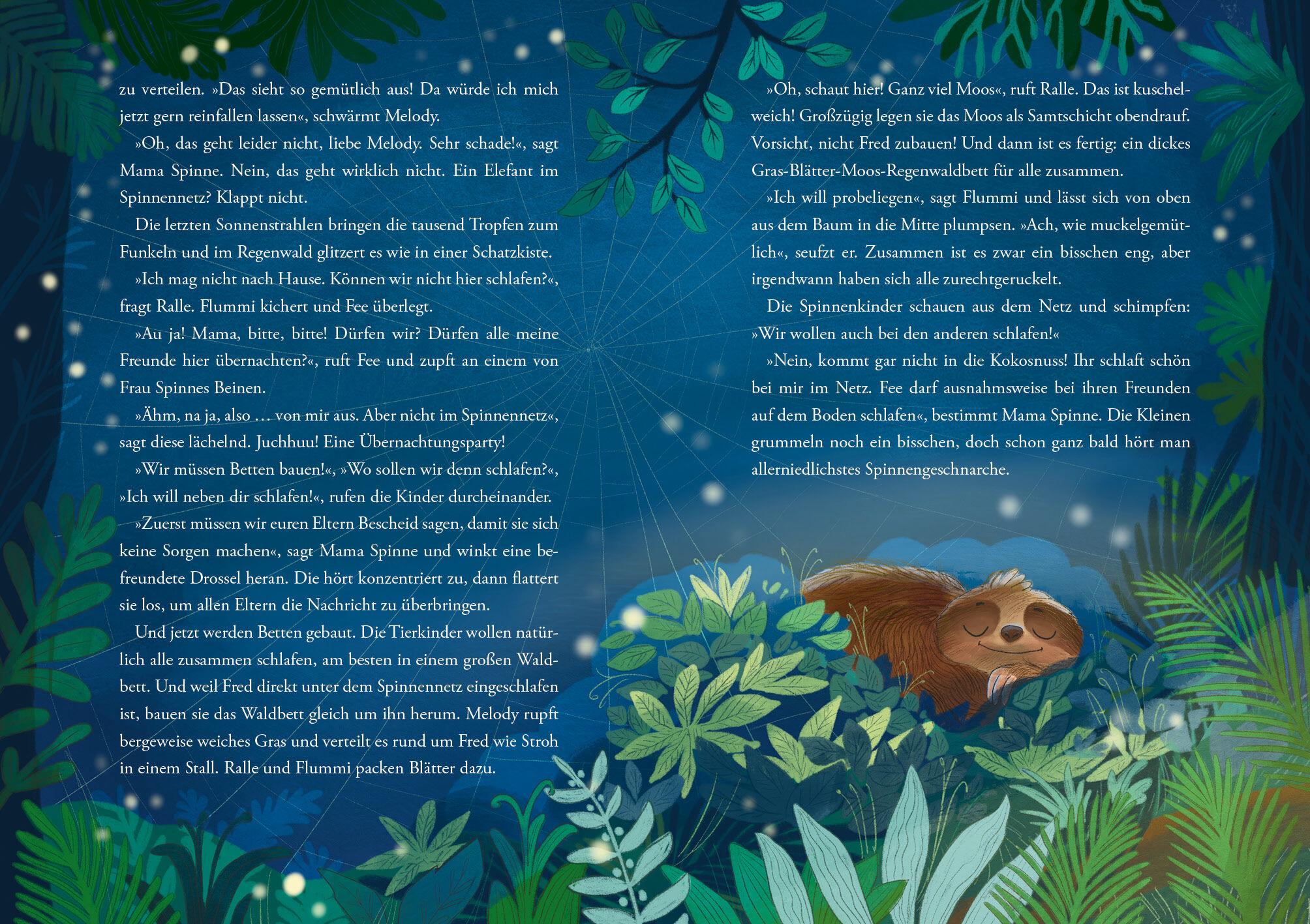 Beispielinhalt (Bild) Im Dschungel ist heut Tobetag!