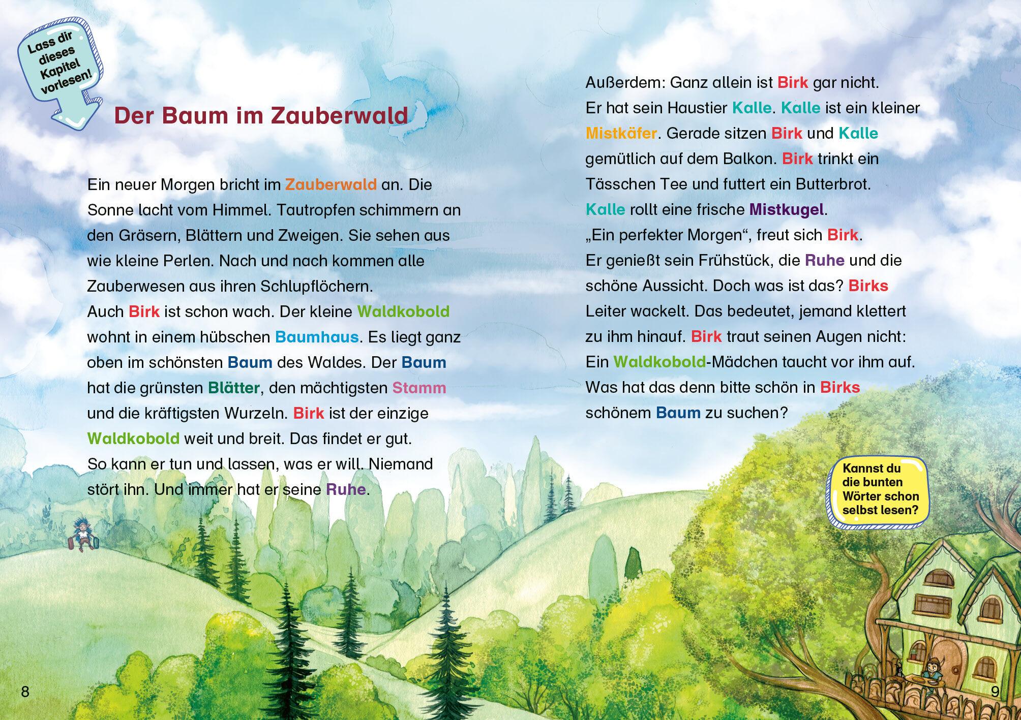 Beispielinhalt (Bild) Birk und der Baum-Zauber