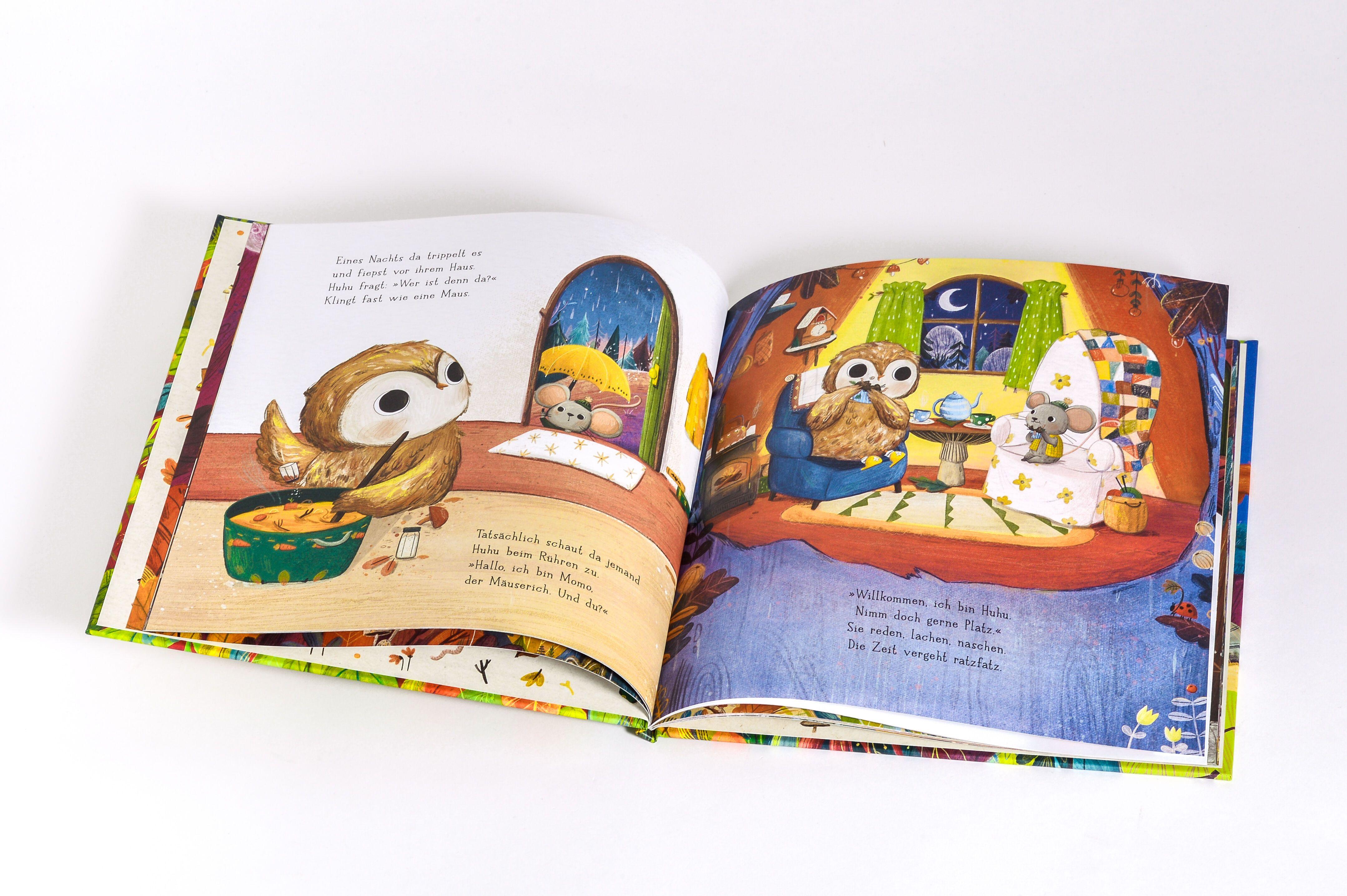 Beispielinhalt (Bild) Huhu und Momo - Für dich trau ich mich!