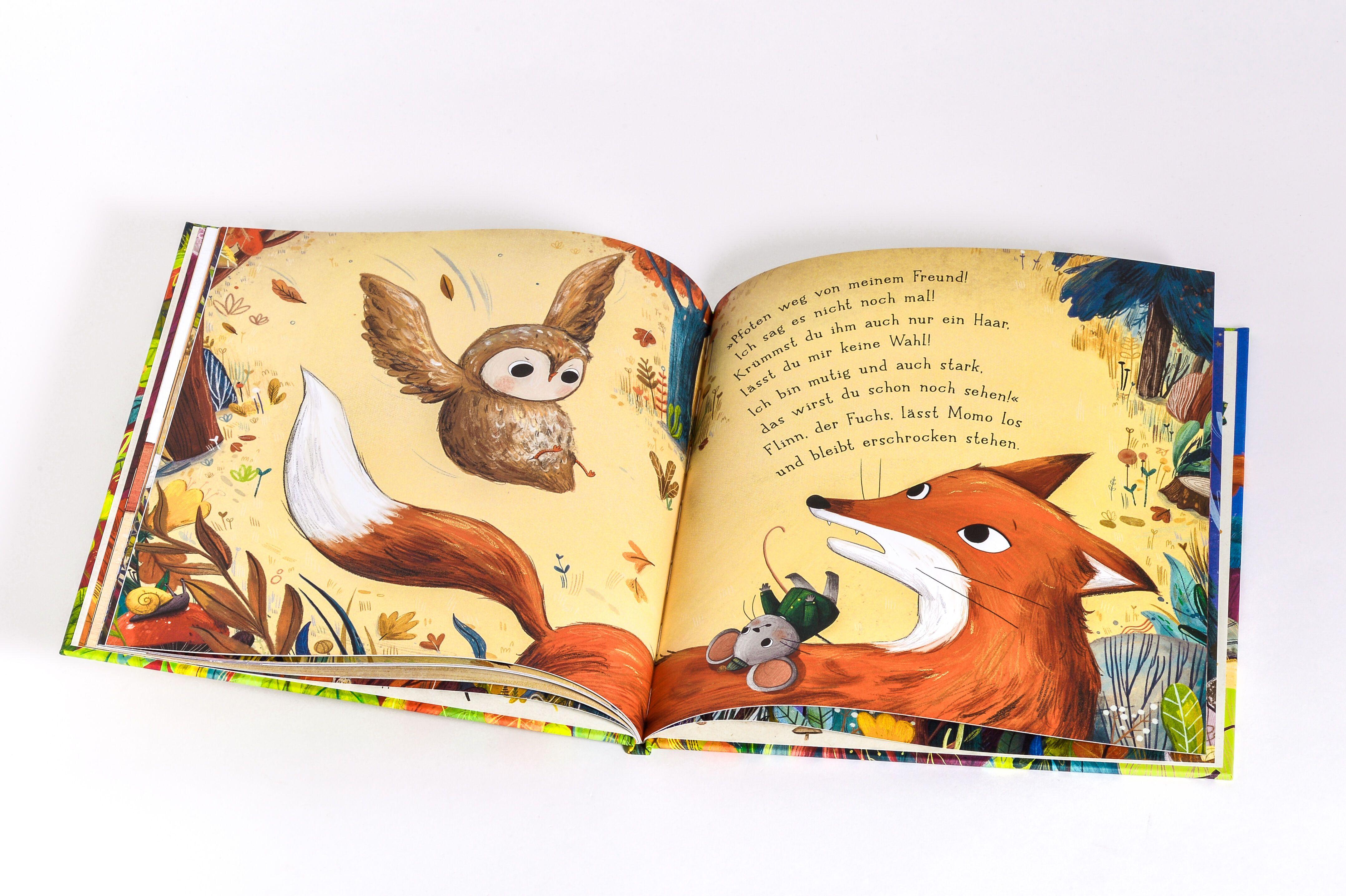 Beispielinhalt (Bild) Huhu und Momo - Für dich trau ich mich!