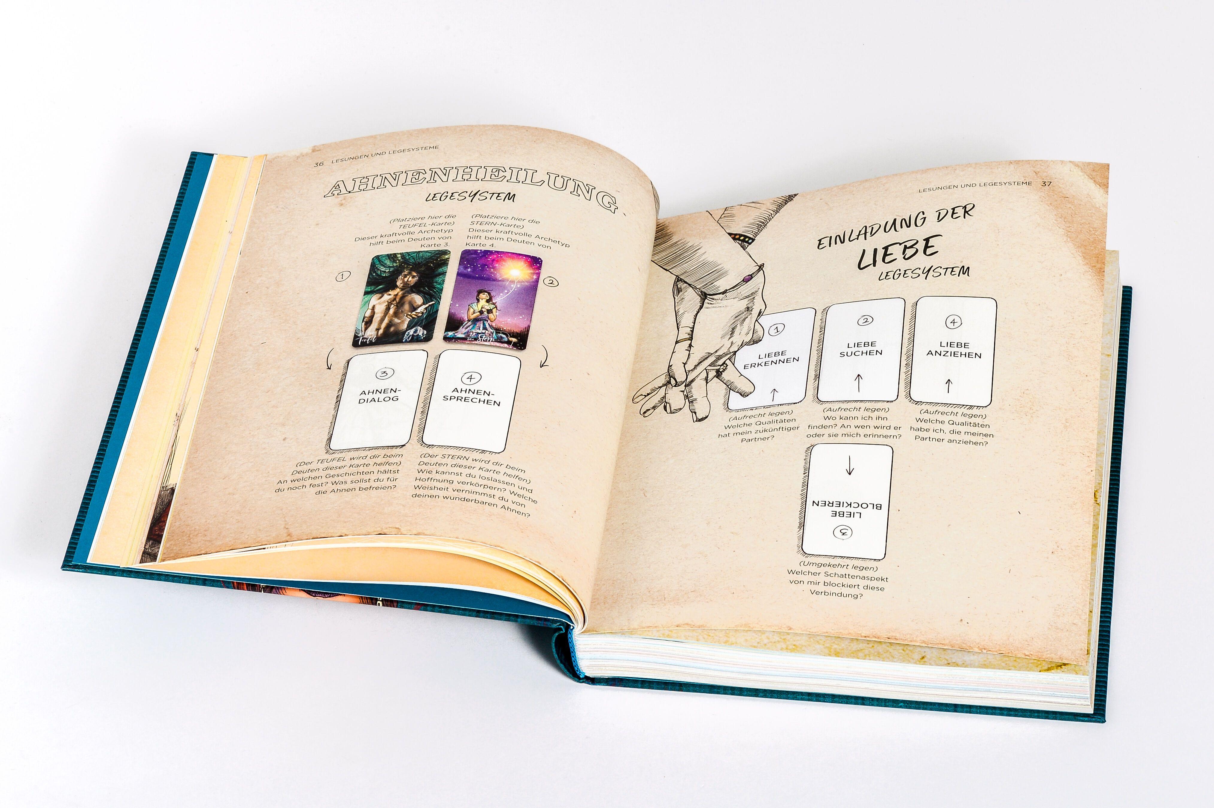 Beispielinhalt (Bild) Licht und Schatten Tarot - Das Buch