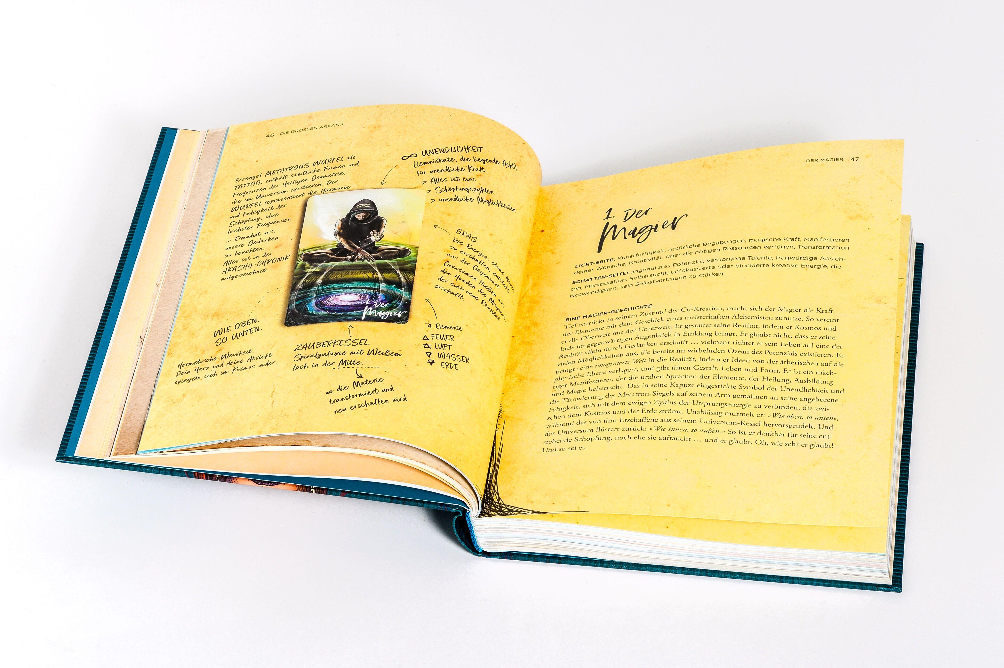 Beispielinhalt (Bild) Licht und Schatten Tarot - Das Buch