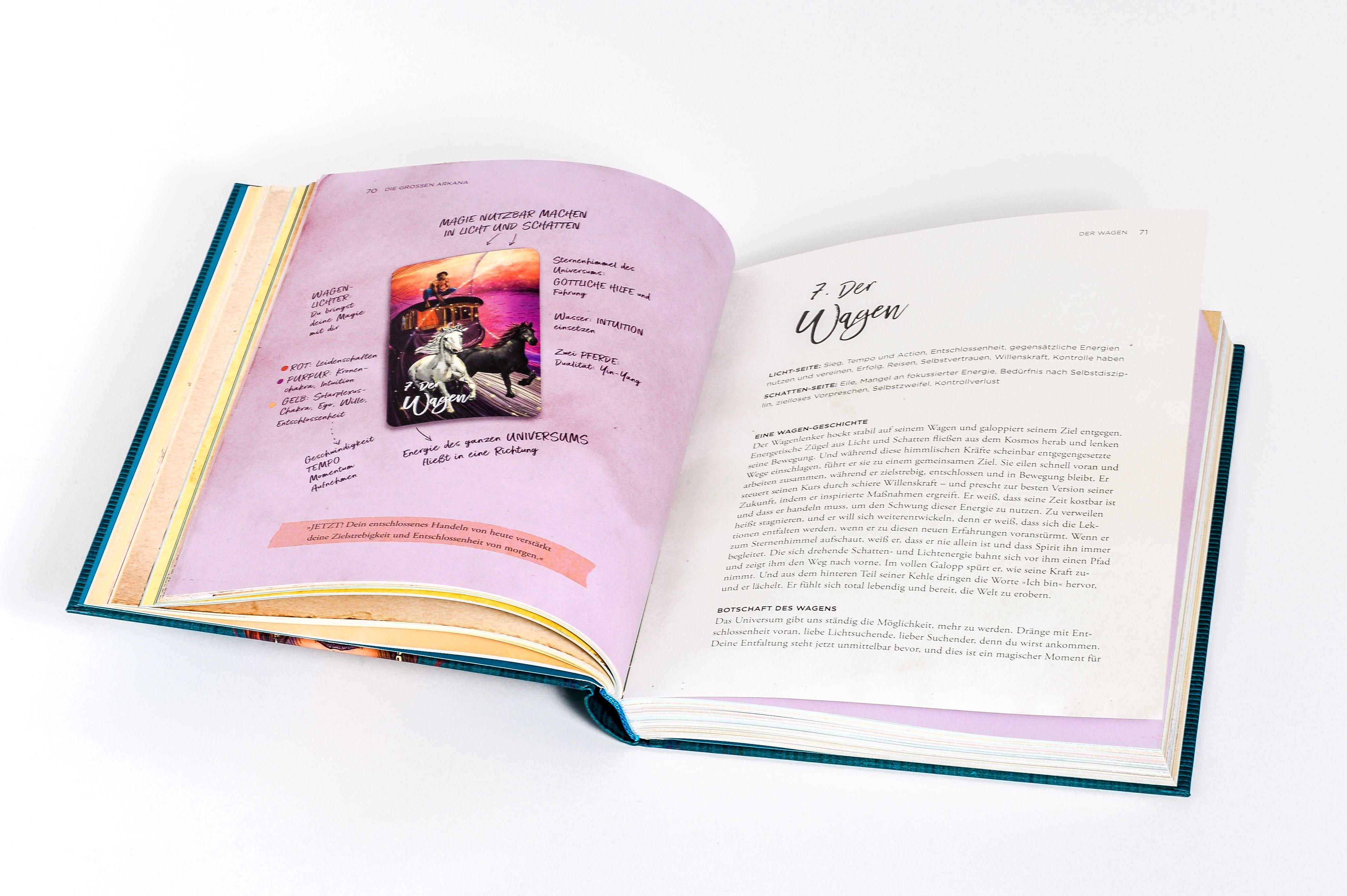 Beispielinhalt (Bild) Licht und Schatten Tarot - Das Buch