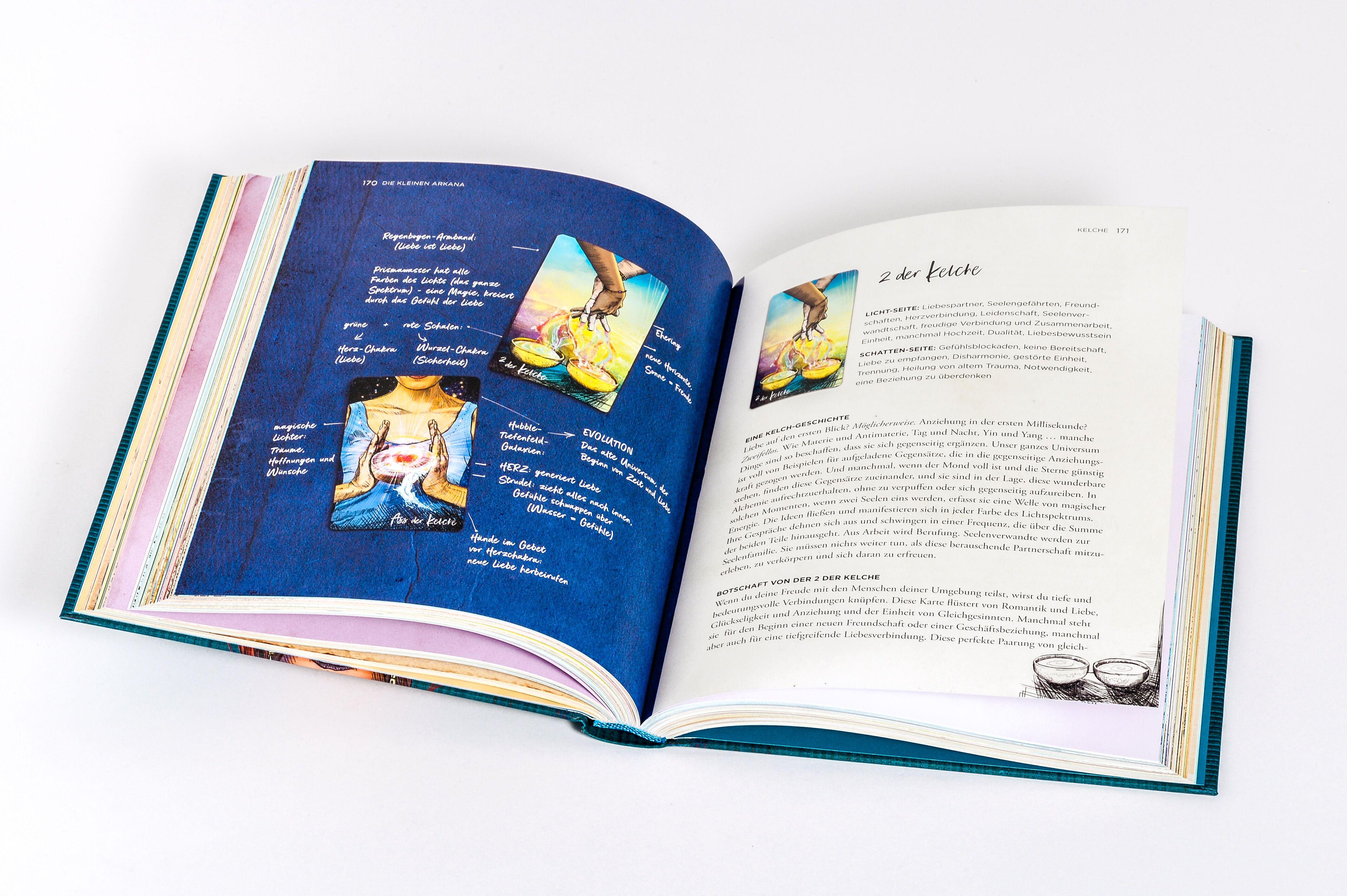 Beispielinhalt (Bild) Licht und Schatten Tarot - Das Buch