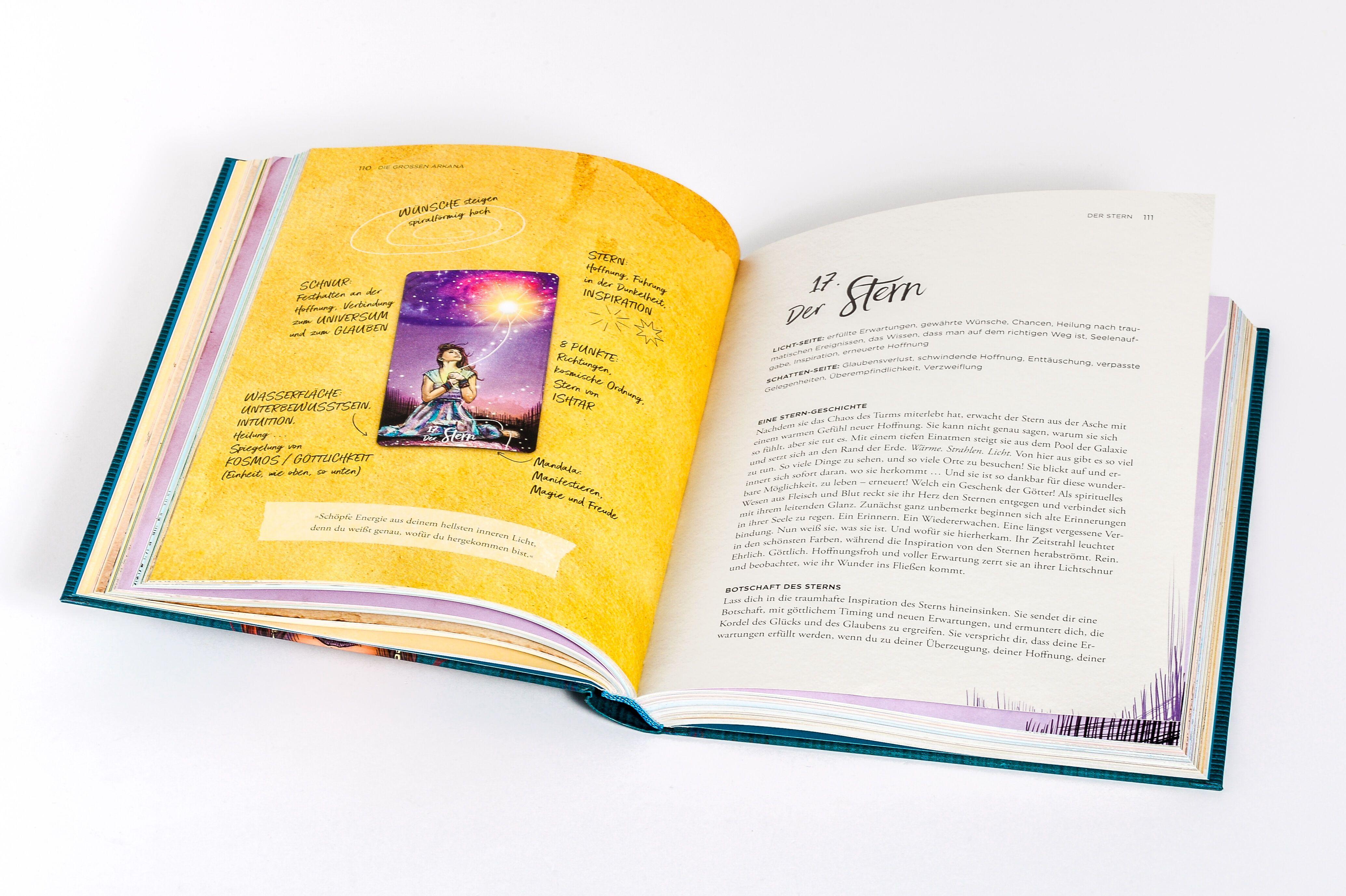 Beispielinhalt (Bild) Licht und Schatten Tarot - Das Buch