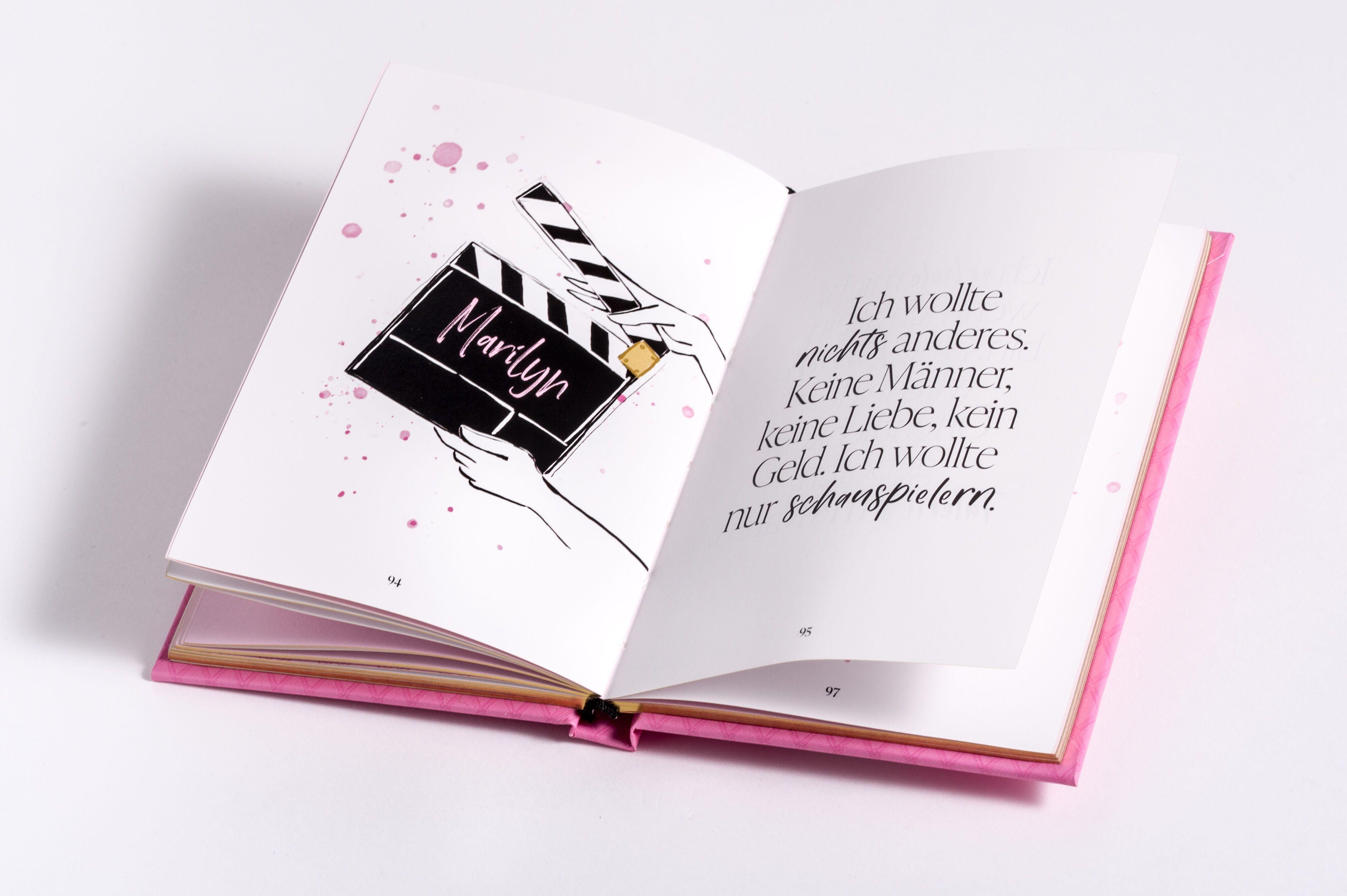 Beispielinhalt (Bild) Marilyn Monroe - Zitate einer Stilikone