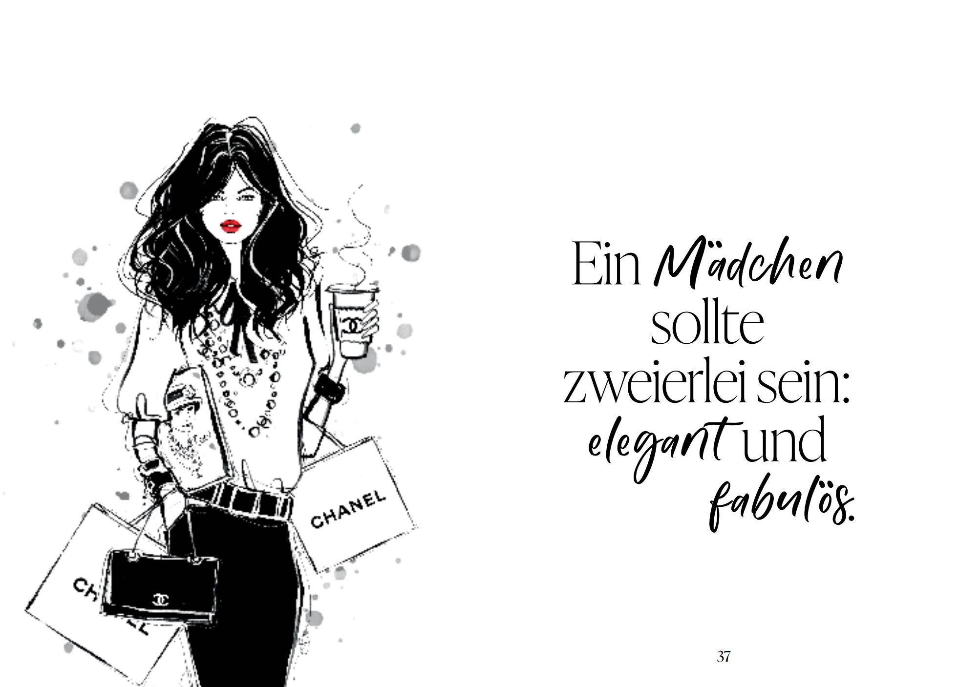 Beispielinhalt (Bild) Coco Chanel - Zitate einer Stilikone