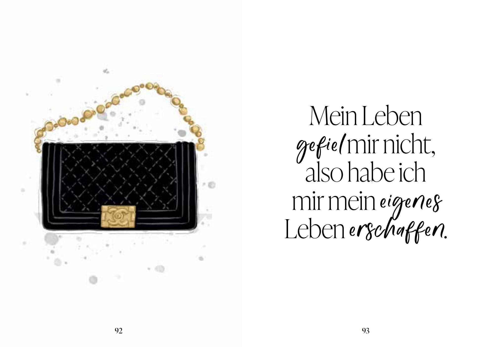 Beispielinhalt (Bild) Coco Chanel - Zitate einer Stilikone