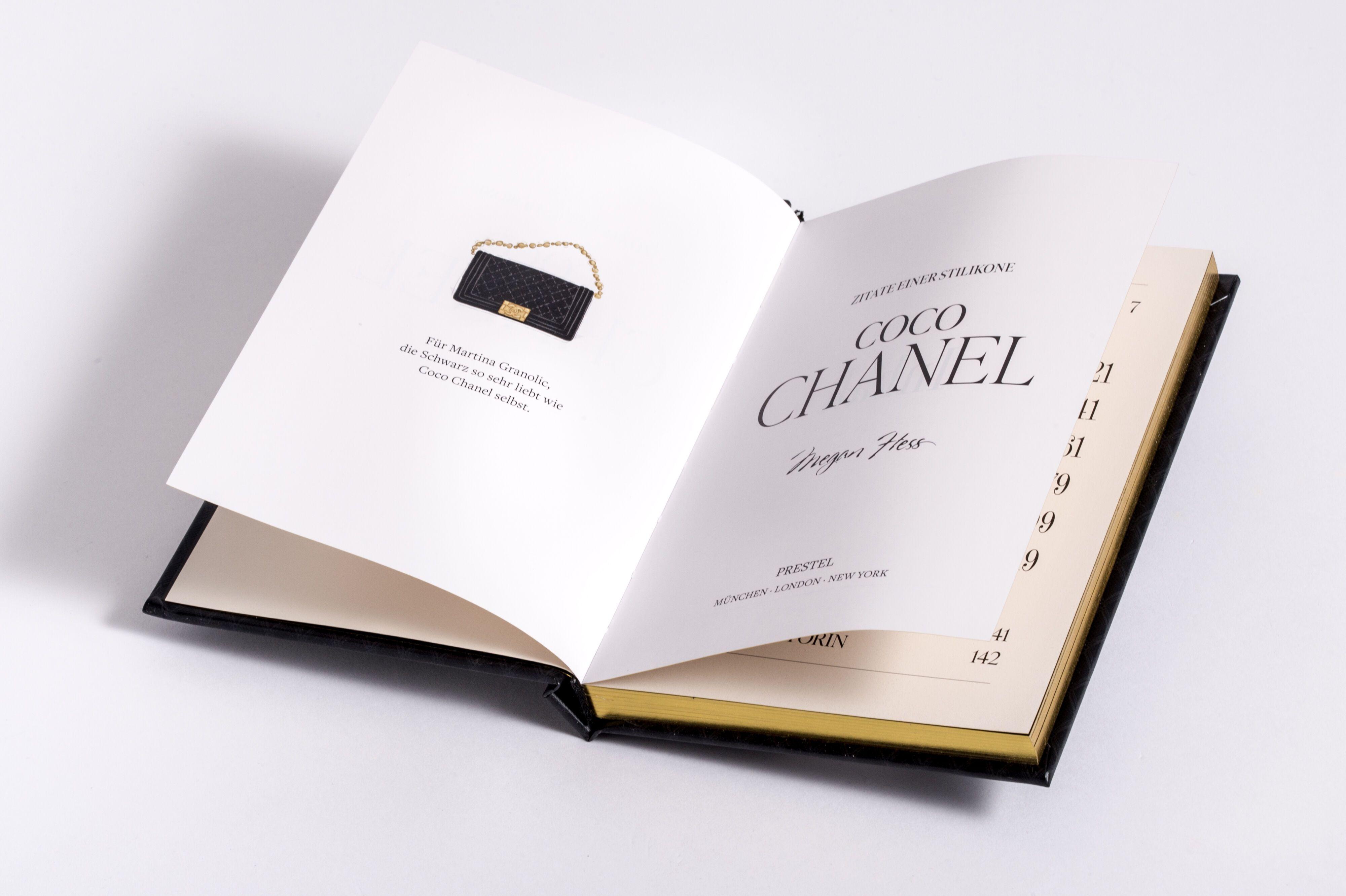 Beispielinhalt (Bild) Coco Chanel - Zitate einer Stilikone