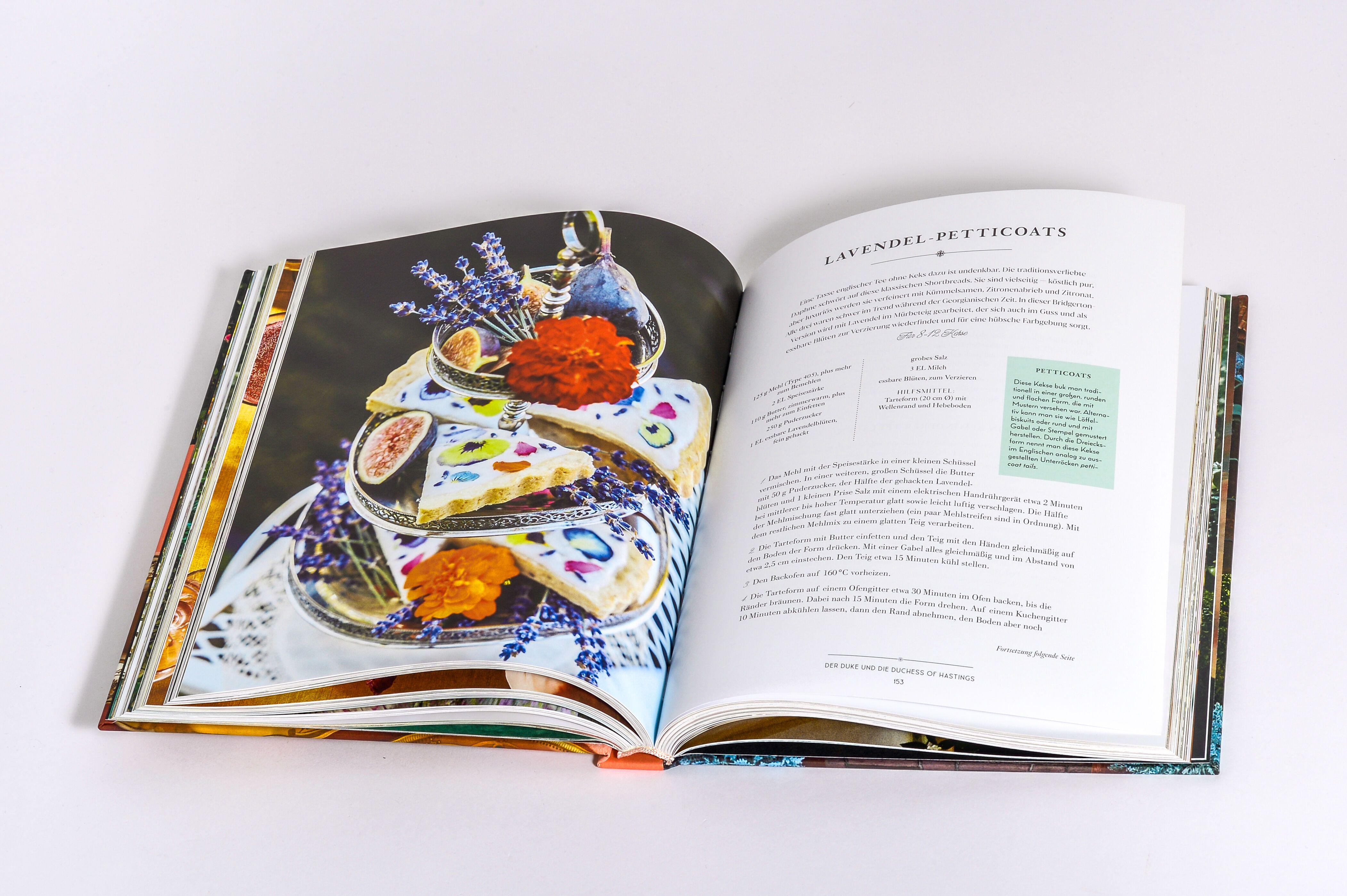 Beispielinhalt (Bild) Das offizielle Bridgerton-Kochbuch
