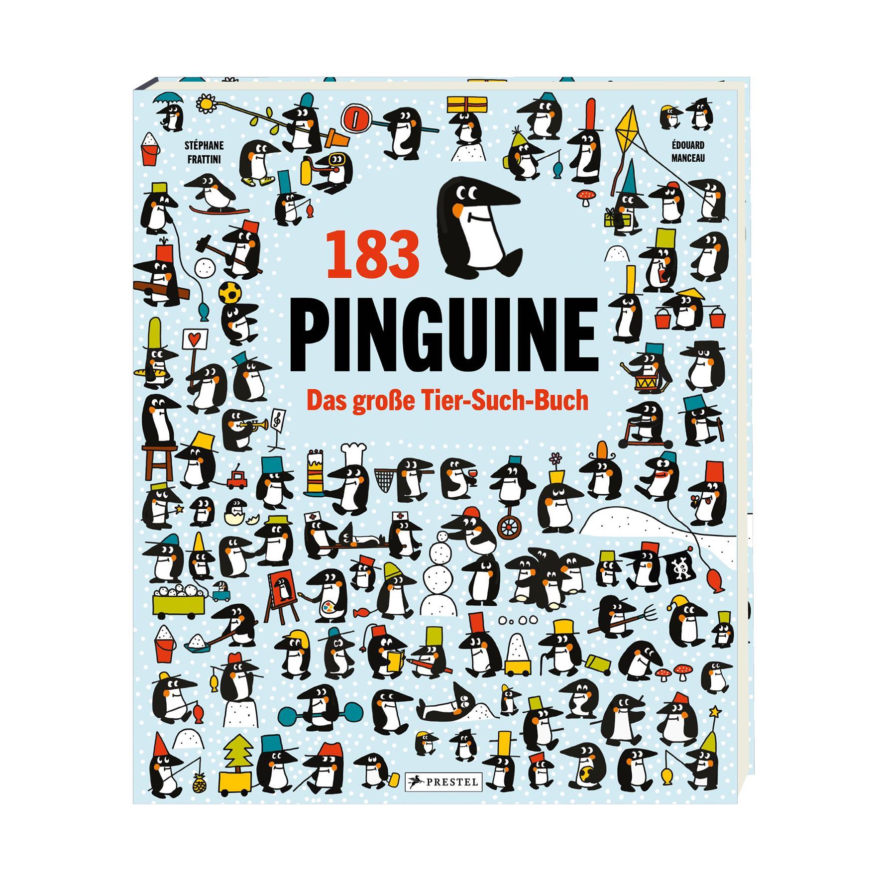 Beispielinhalt (Bild) 183 Pinguine. Das große Tier-Such-Buch