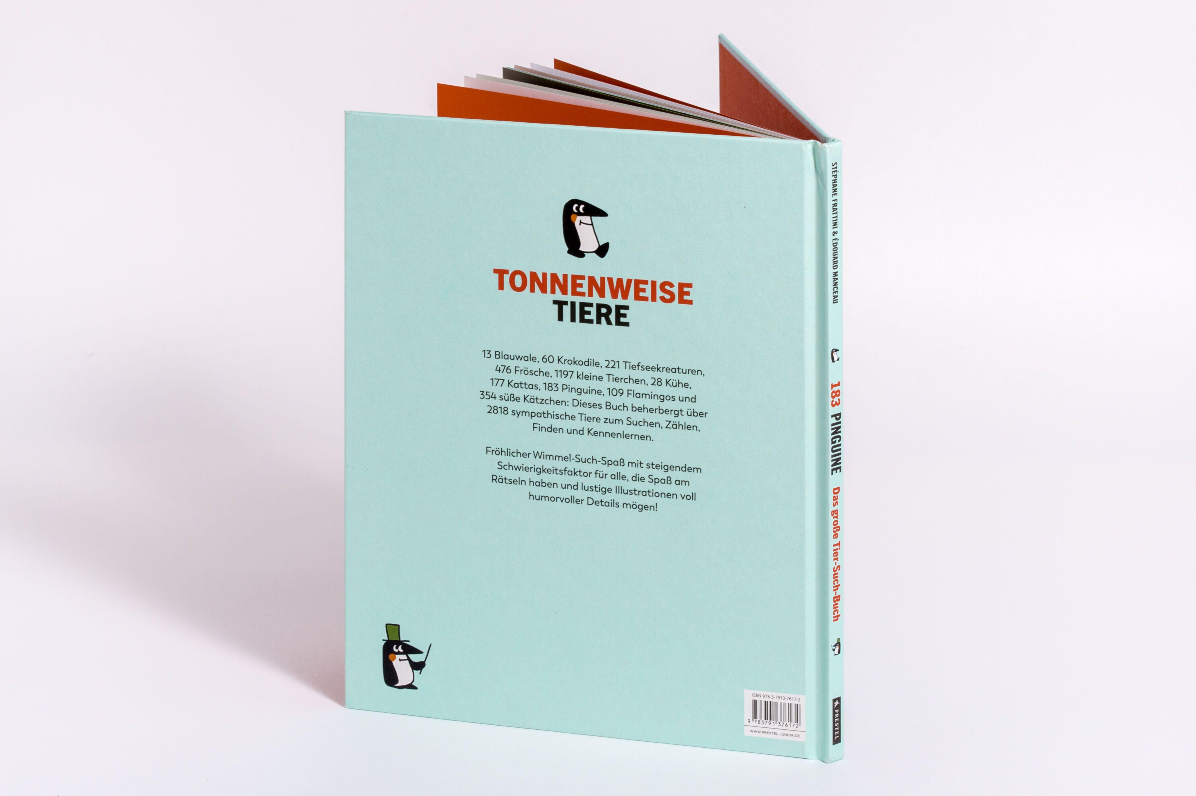 Beispielinhalt (Bild) 183 Pinguine. Das große Tier-Such-Buch