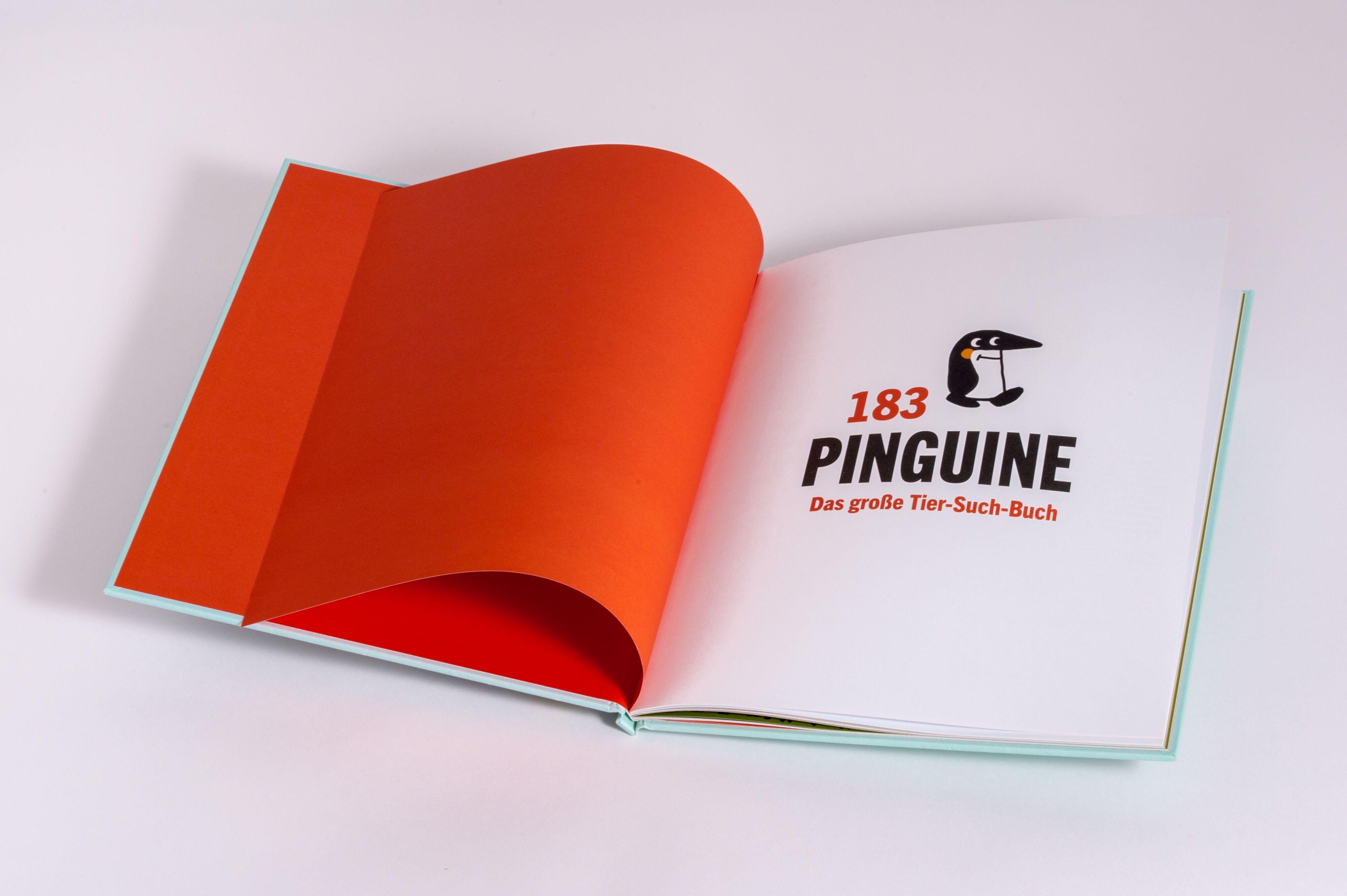 Beispielinhalt (Bild) 183 Pinguine. Das große Tier-Such-Buch