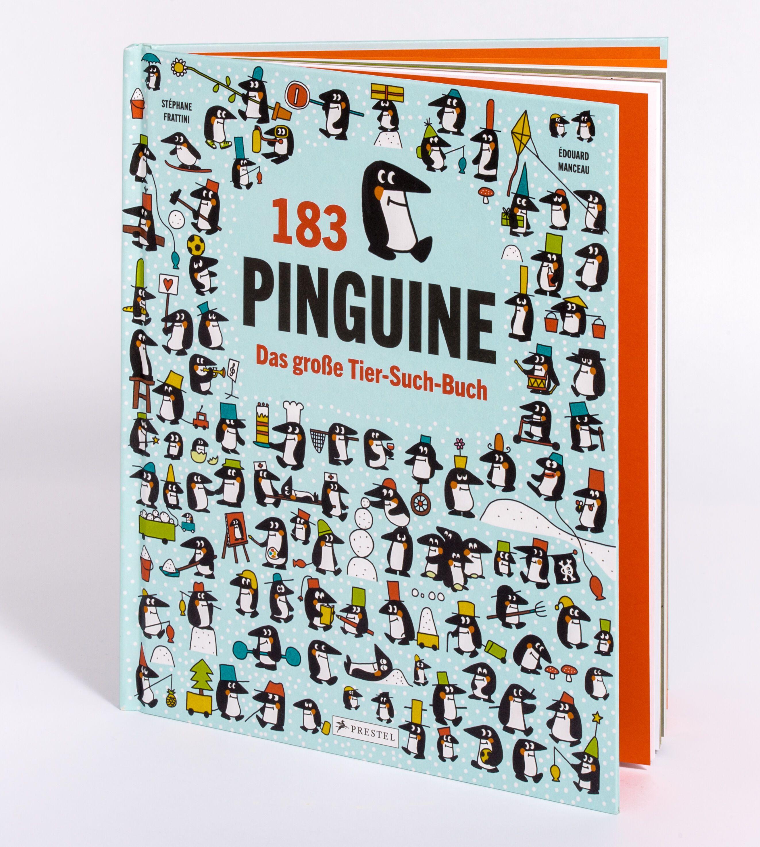 Beispielinhalt (Bild) 183 Pinguine. Das große Tier-Such-Buch