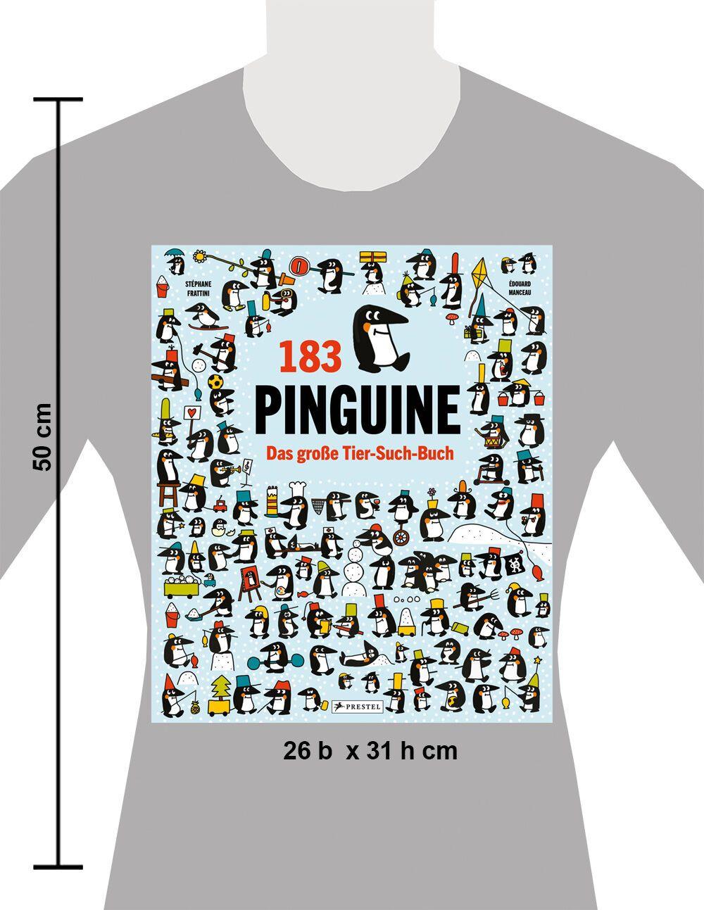 Beispielinhalt (Bild) 183 Pinguine. Das große Tier-Such-Buch