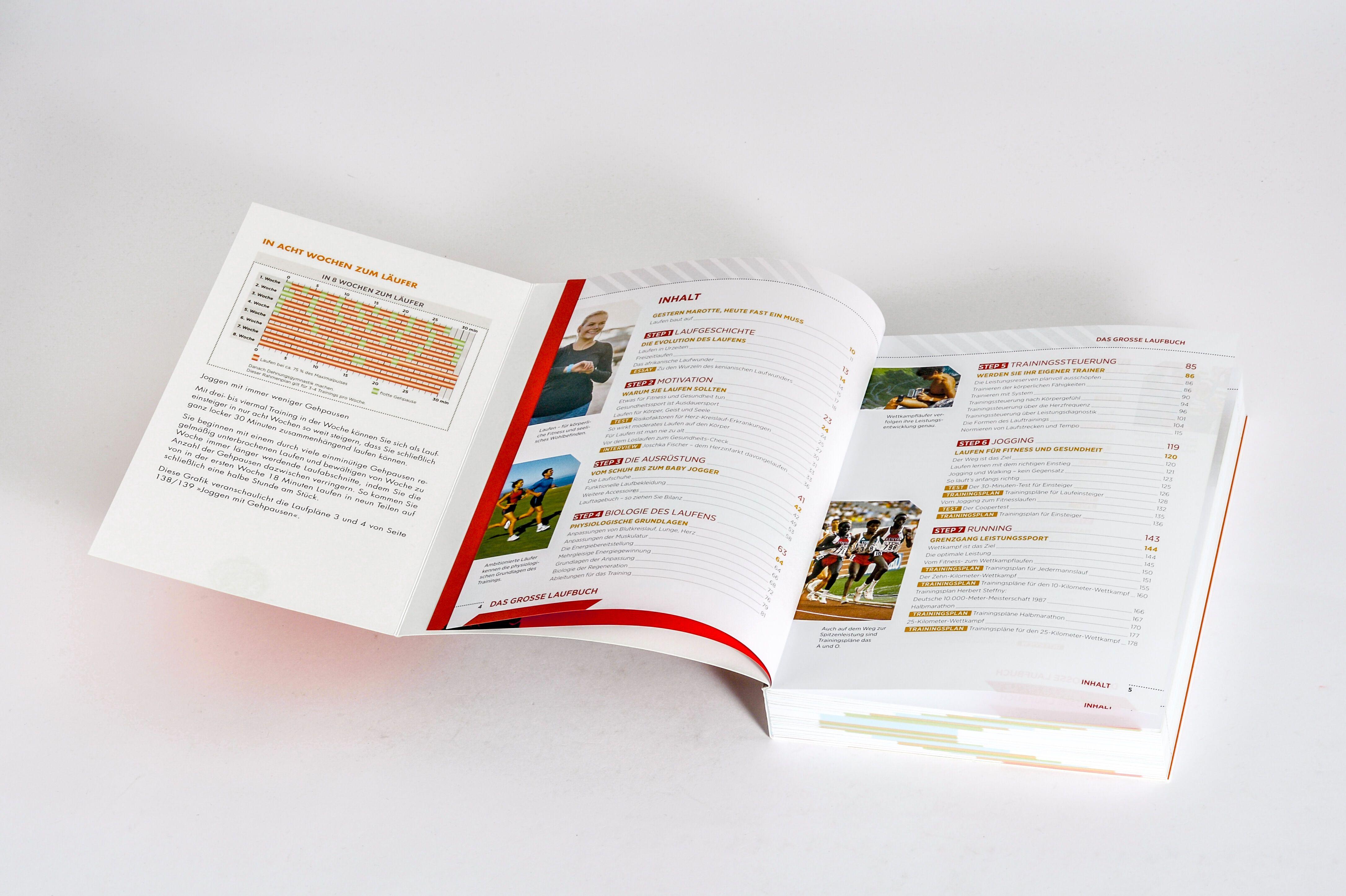 Beispielinhalt (Bild) Das große Laufbuch