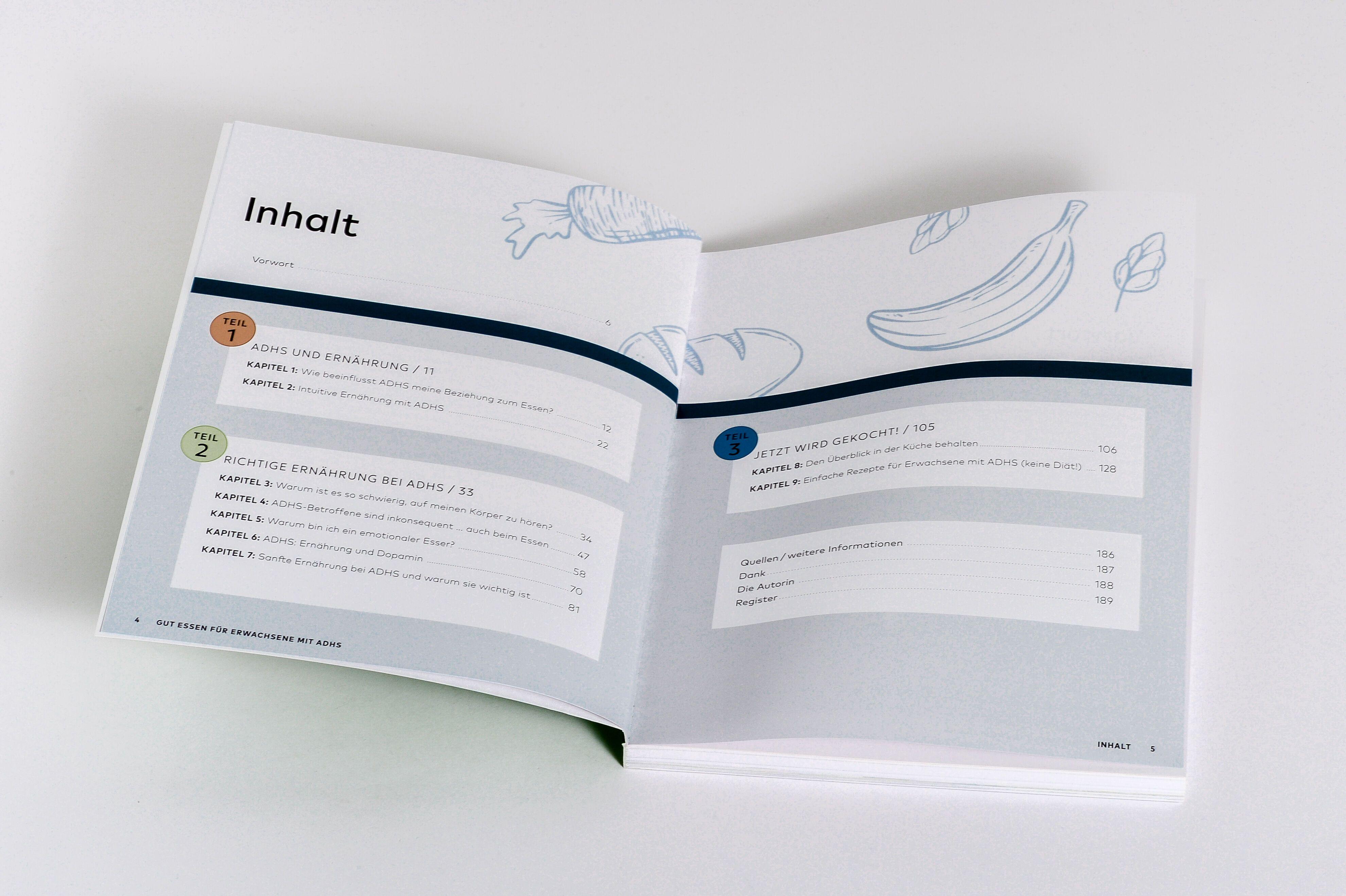 Beispielinhalt (Bild) Gesunde Ernährung für Erwachsene mit ADHS