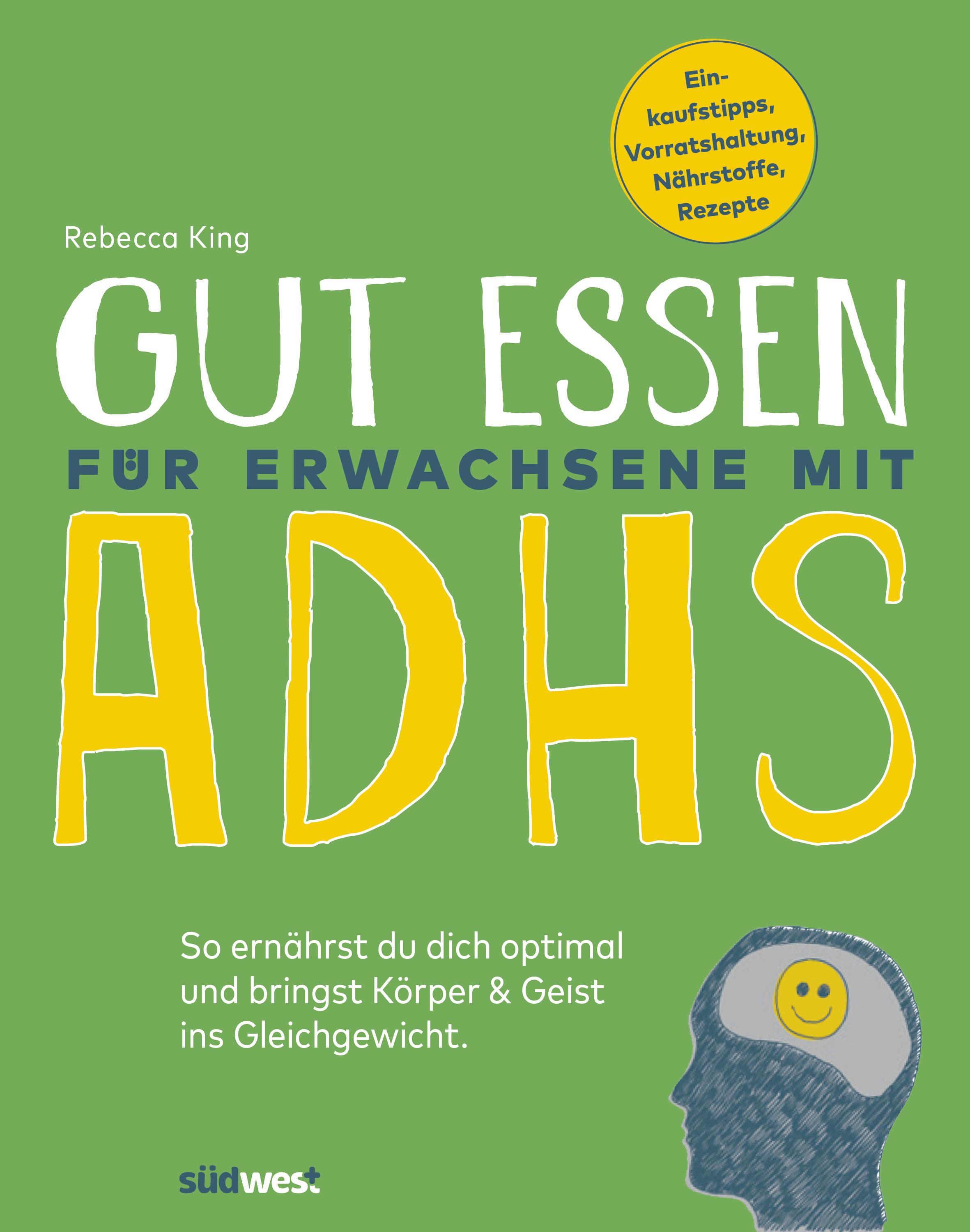 Vorderes Coverbild Gesunde Ernährung für Erwachsene mit ADHS