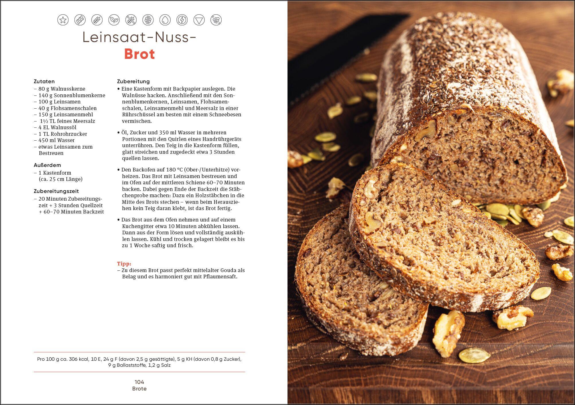 Beispielinhalt (Bild) Fit & schlank mit Brot