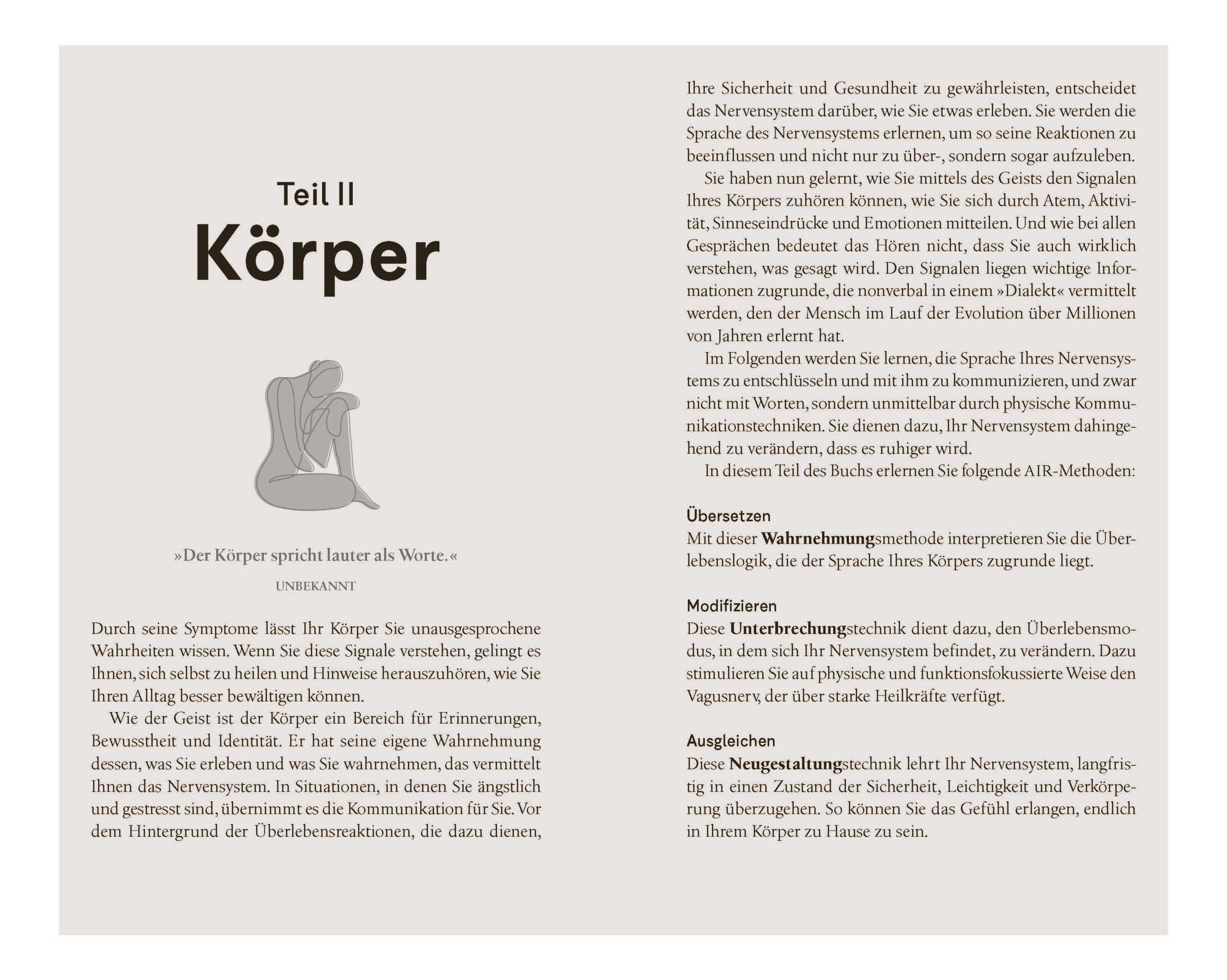 Beispielinhalt (Bild) Die geheime Sprache unseres Körpers