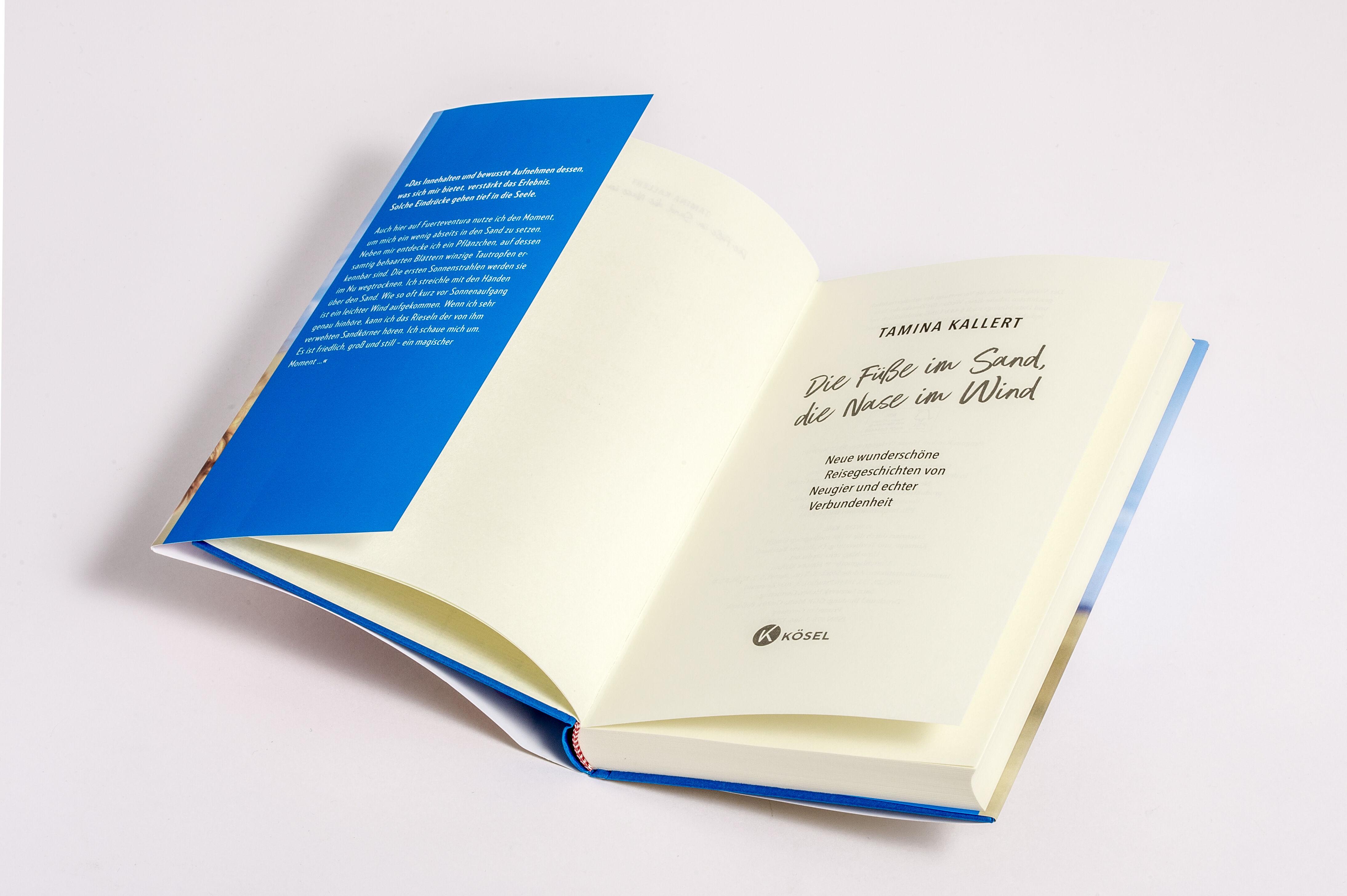 Beispielinhalt (Bild) Die Füße im Sand, die Nase im Wind