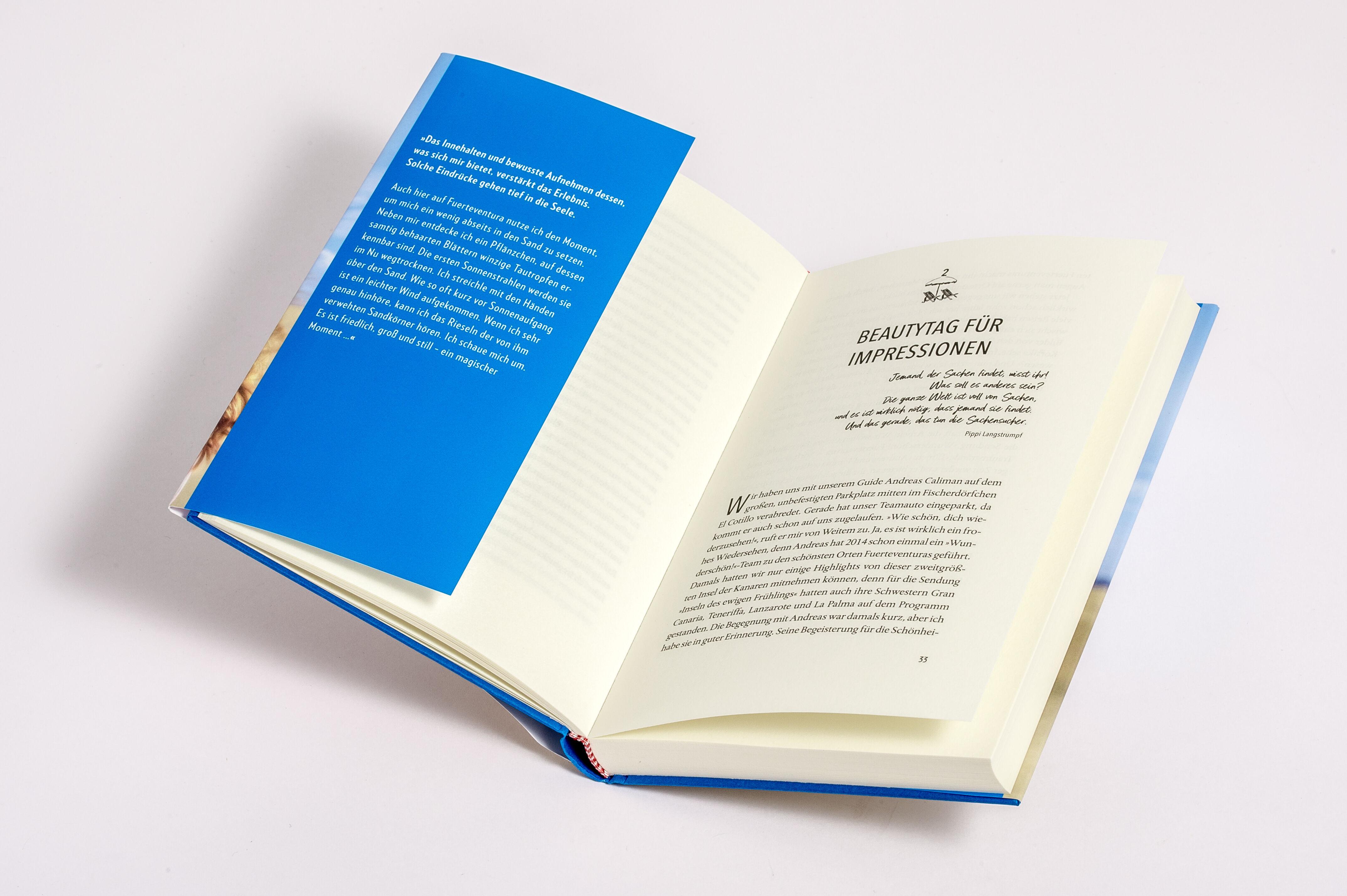 Beispielinhalt (Bild) Die Füße im Sand, die Nase im Wind