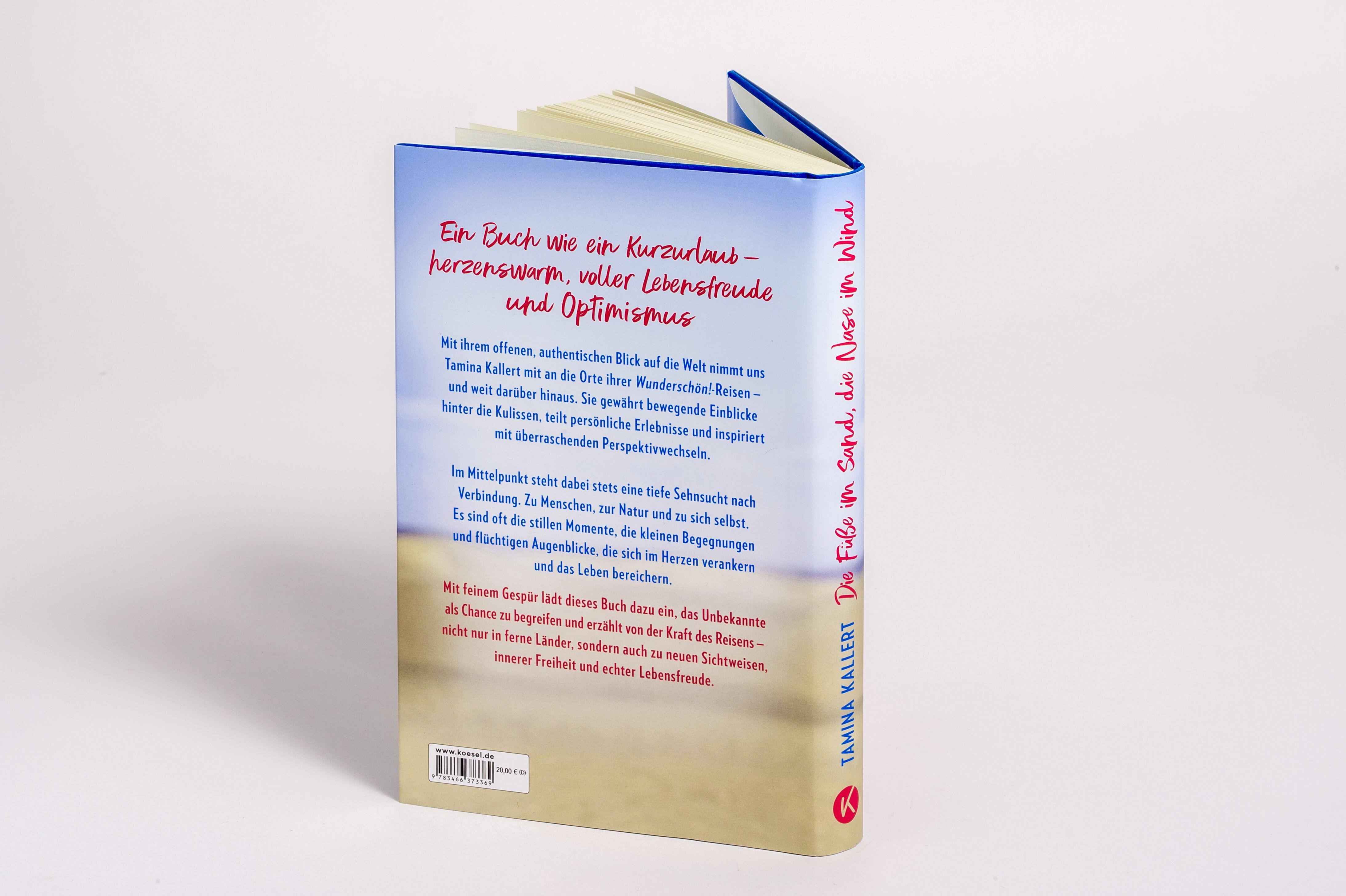 Beispielinhalt (Bild) Die Füße im Sand, die Nase im Wind