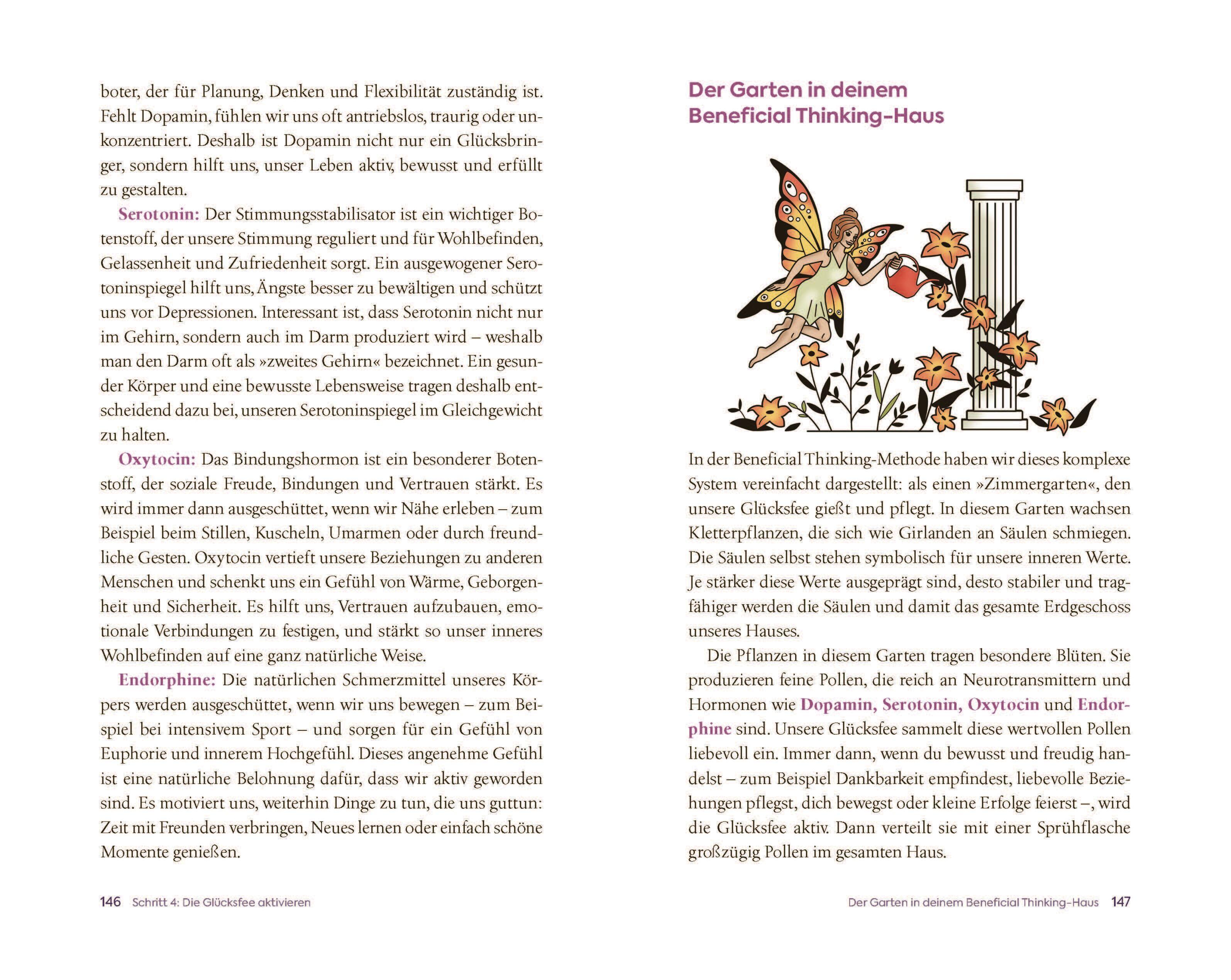 Beispielinhalt (Bild) Glück entsteht im Kopf