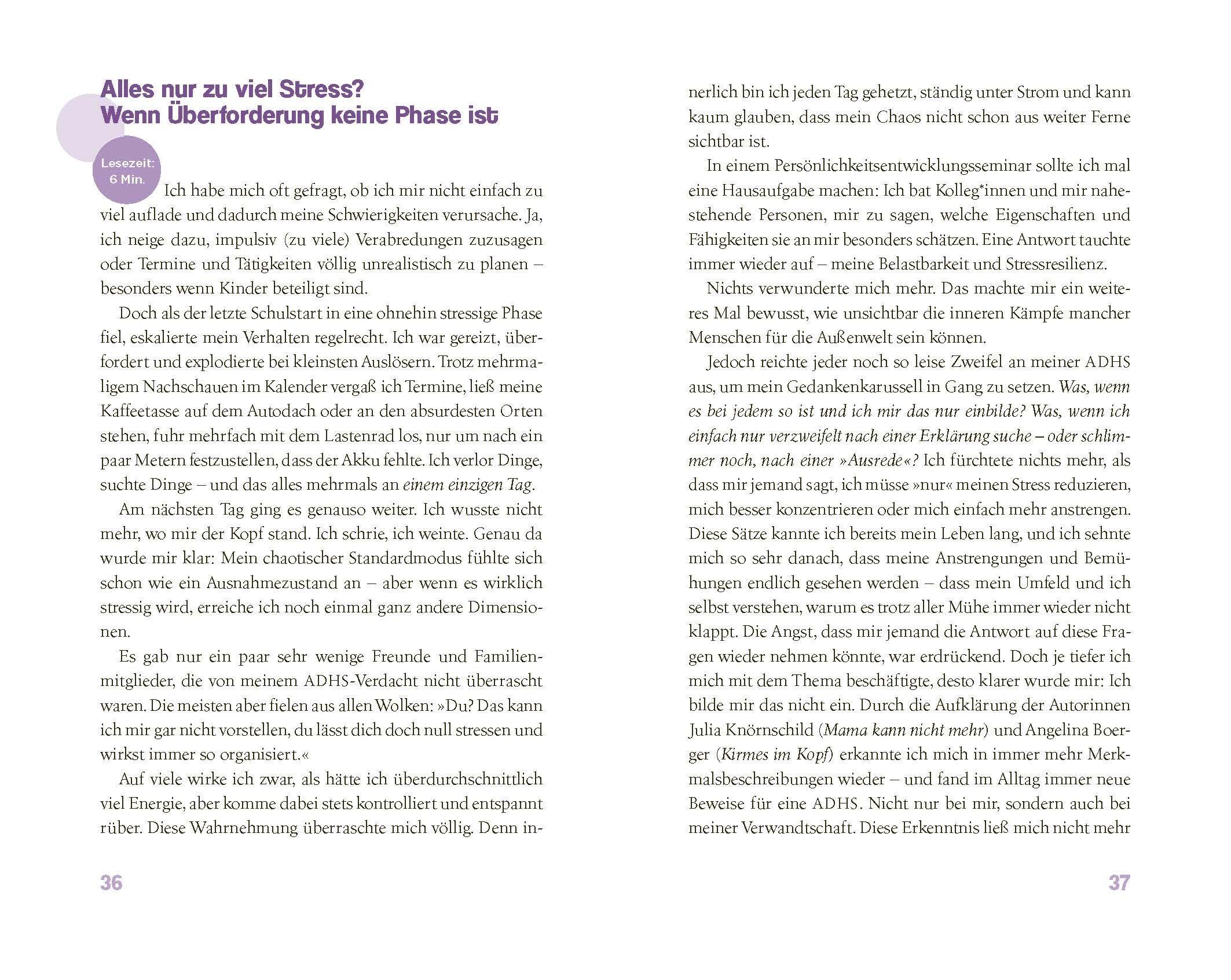 Beispielinhalt (Bild) Chaos, Kinder und Konfetti