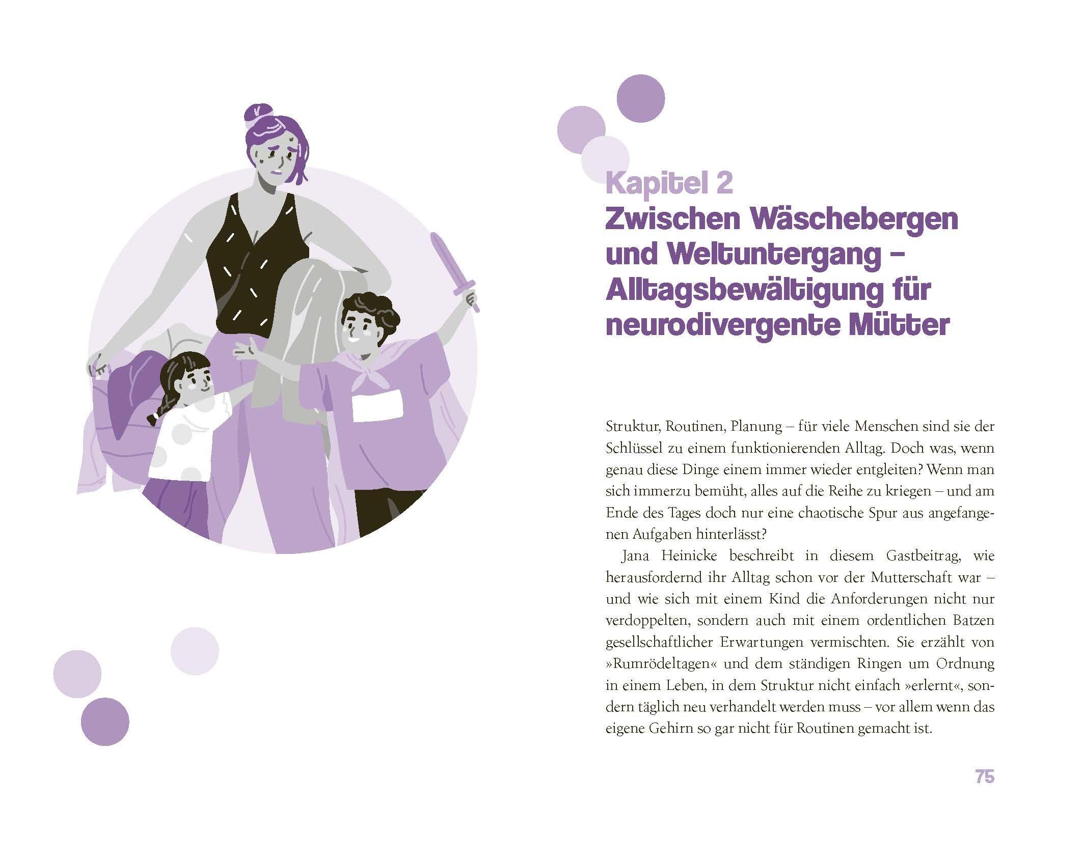 Beispielinhalt (Bild) Chaos, Kinder und Konfetti