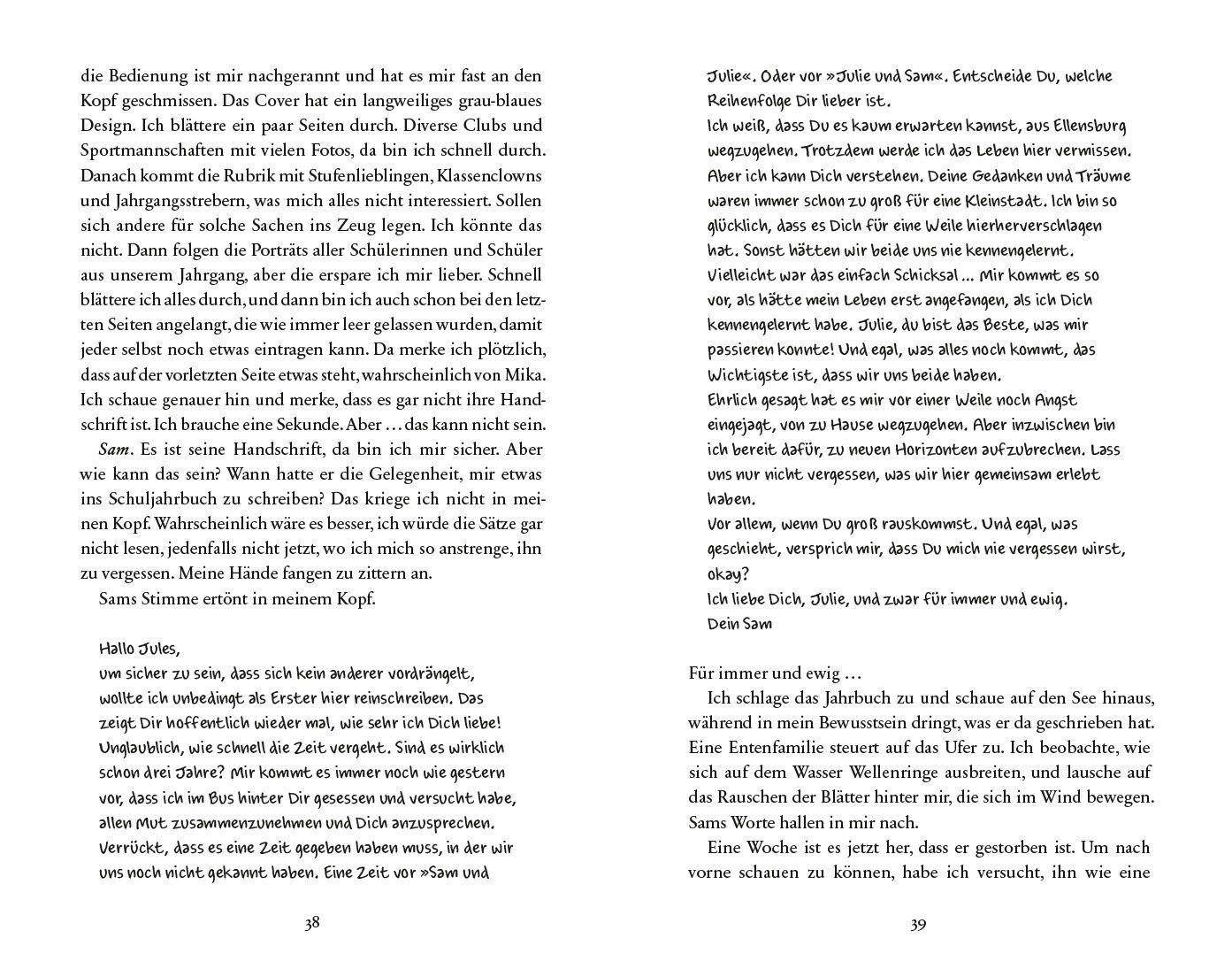 Beispielinhalt (Bild) Bleib bei mir, Sam