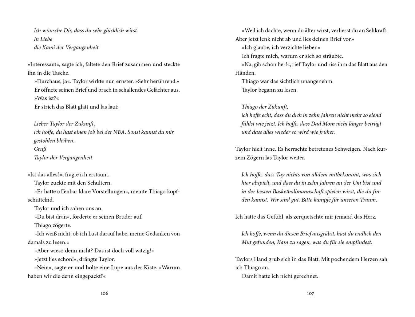 Beispielinhalt (Bild) Tell Me in Secret