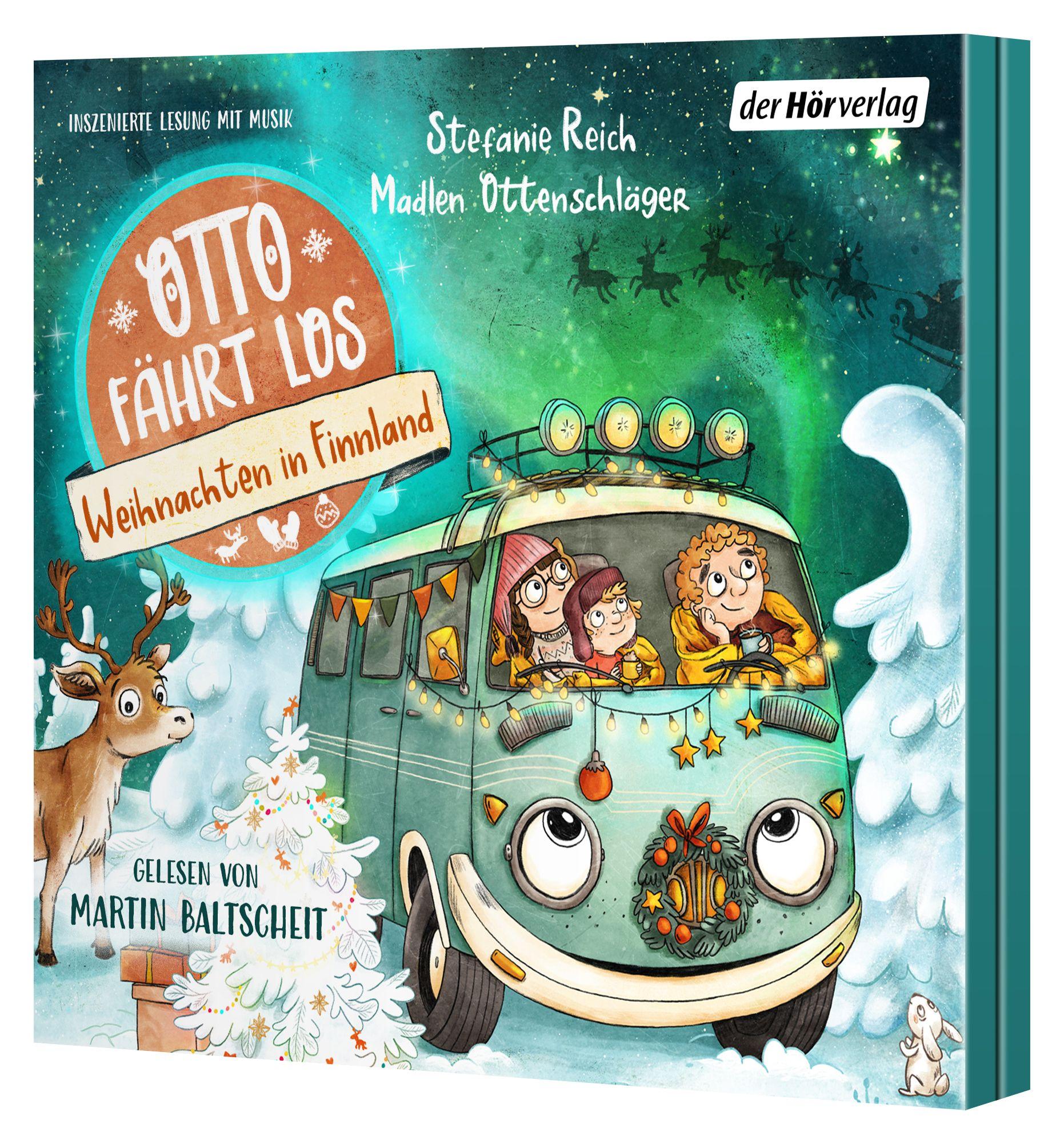 Vorderes Coverbild Otto fährt los - Weihnachten in Finnland