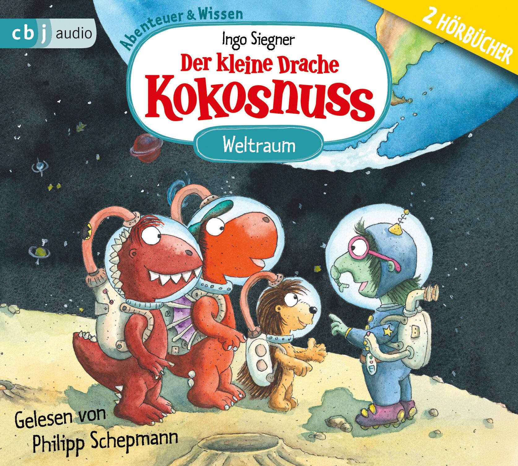Beispielinhalt (Bild) Der kleine Drache Kokosnuss - Abenteuer & Wissen - Weltraum