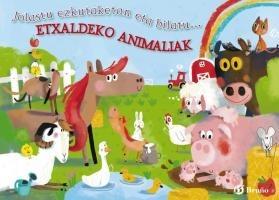 Vorderes Coverbild Jolastu ezkutaketan eta bilatu-- Etxaldeko animaliak