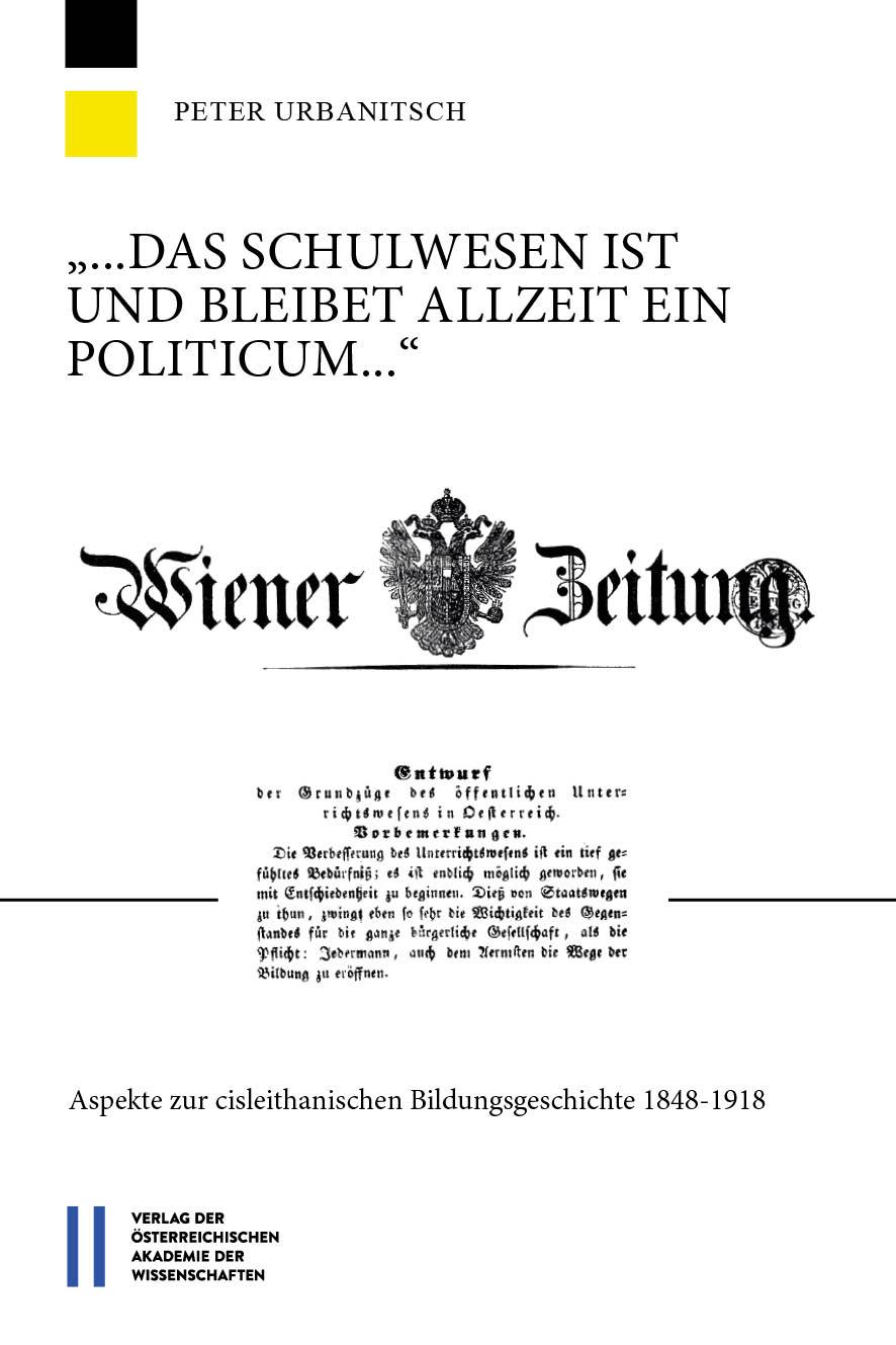 Vorderes Coverbild "... das Schulwesen ist und bleibet allzeit ein Politicum ..."