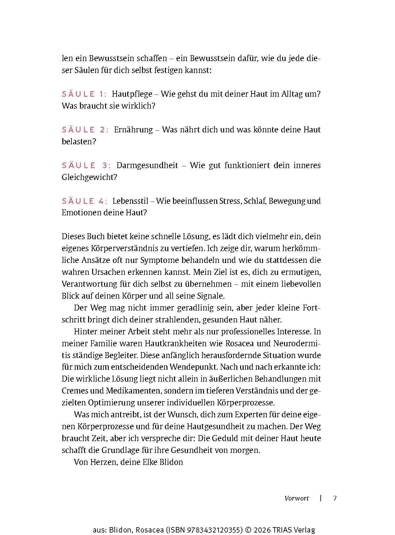 Beispielinhalt (Bild) Rosacea