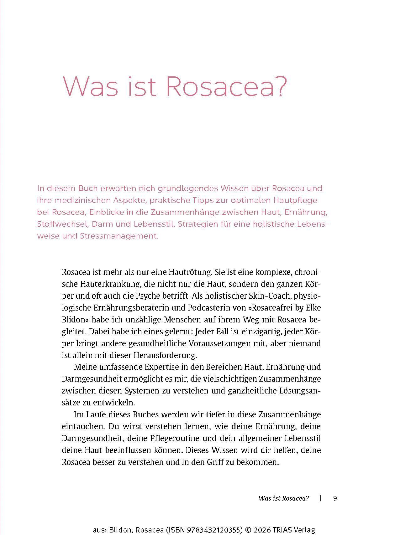 Beispielinhalt (Bild) Rosacea