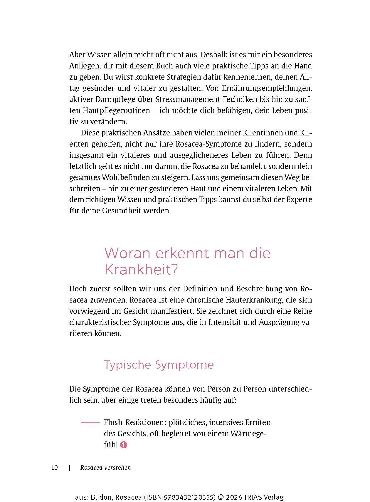 Beispielinhalt (Bild) Rosacea