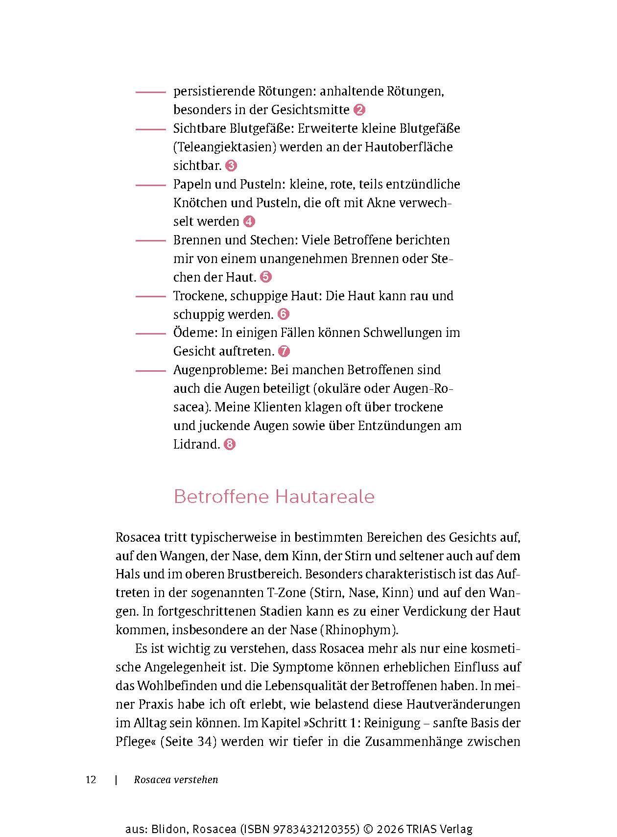 Beispielinhalt (Bild) Rosacea