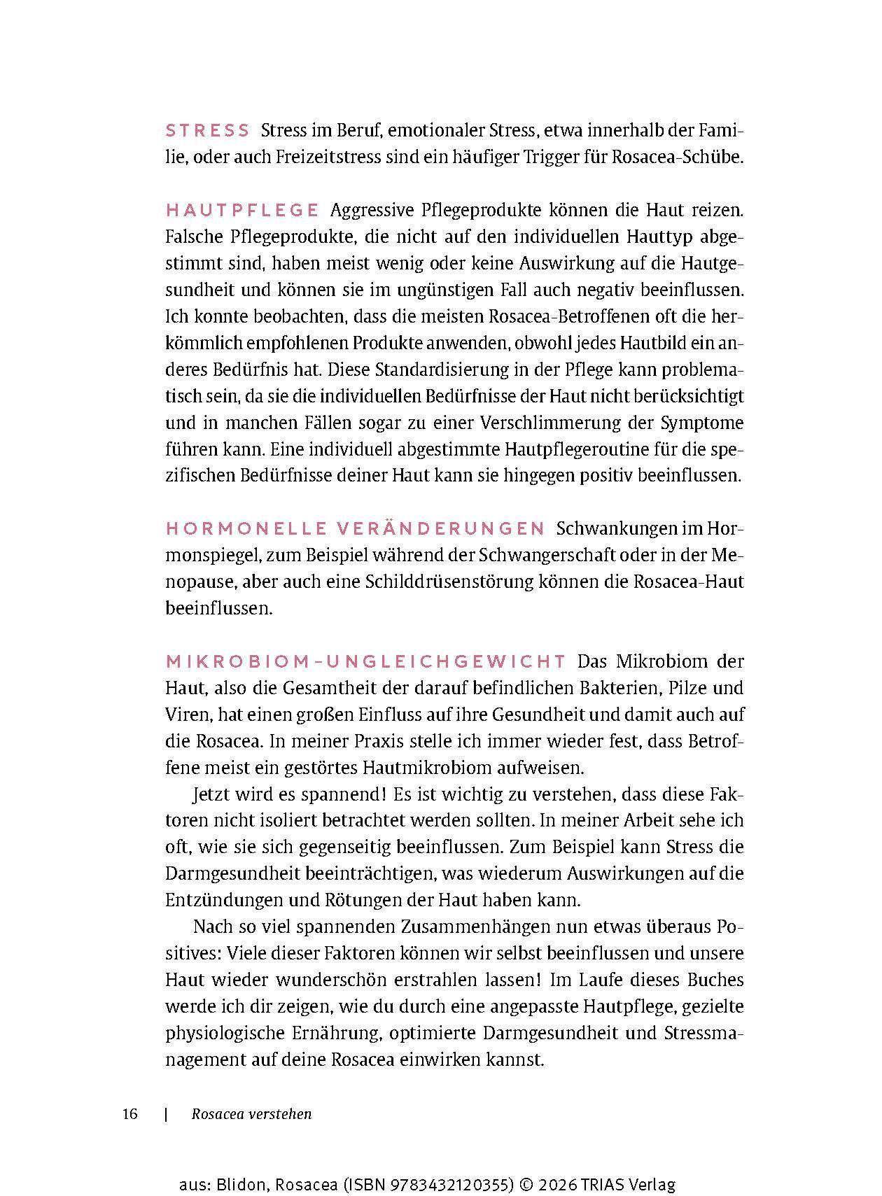 Beispielinhalt (Bild) Rosacea