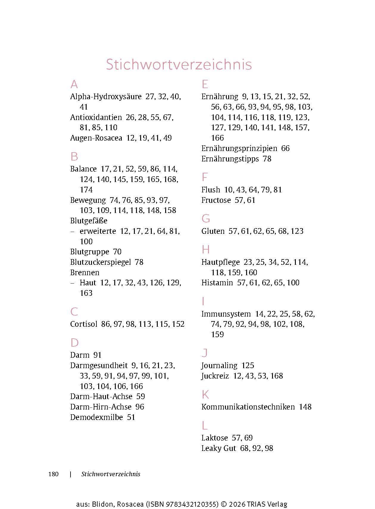 Beispielinhalt (Bild) Rosacea